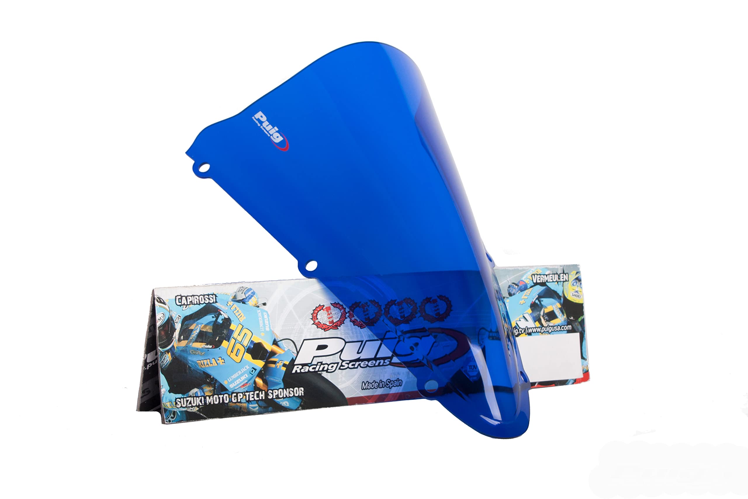 Amazon | Puig(プーチ) レーシングスクリーン(RACING-SCREEN) ブルー