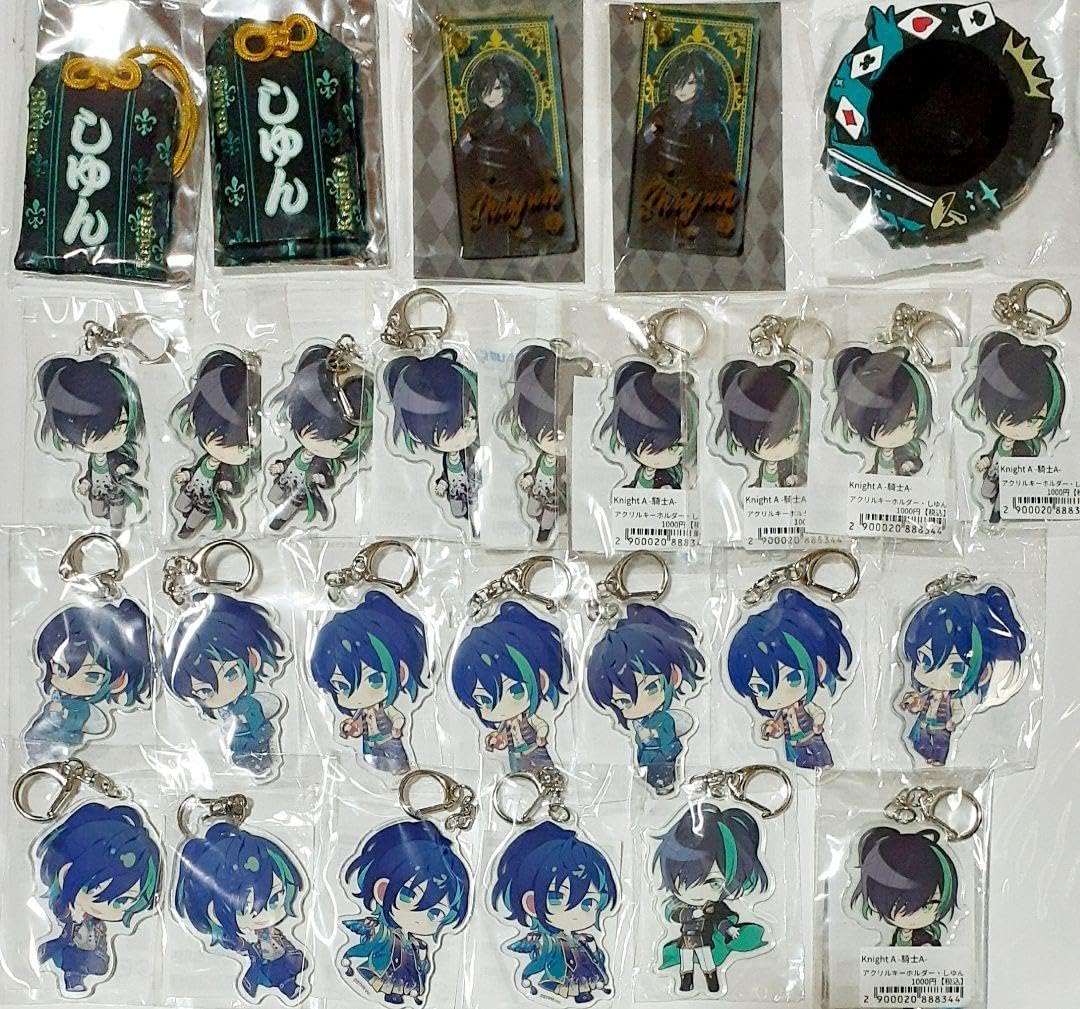 騎士A しゆんさん アクリルキーホルダー 11個セット 騎士A しゆんさん アクリルキーホルダー 11個セット
