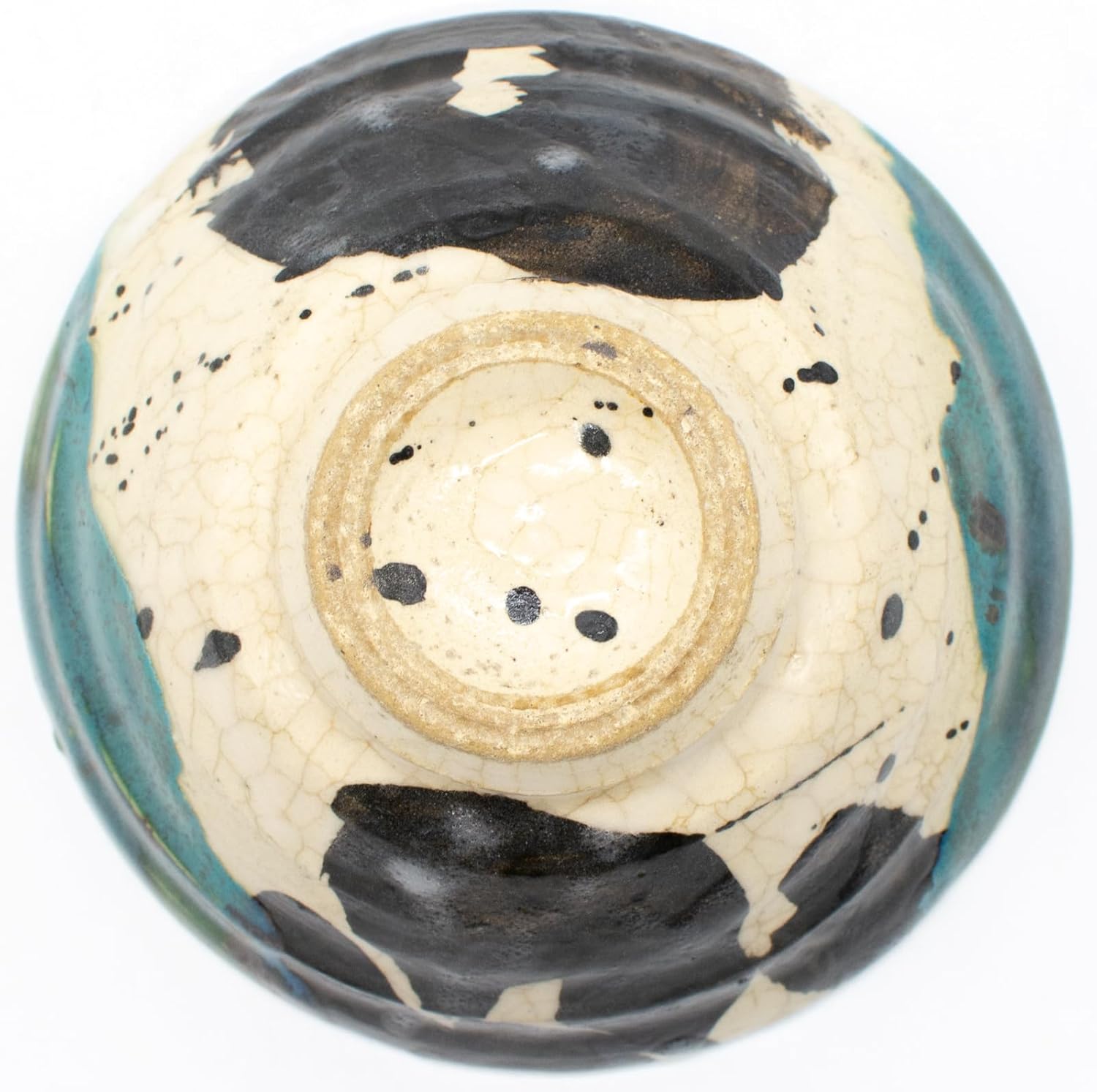 Seto Ware 139-0001 Sanji Gosan Rice Bowl (with Presentation Box), Old Oribe