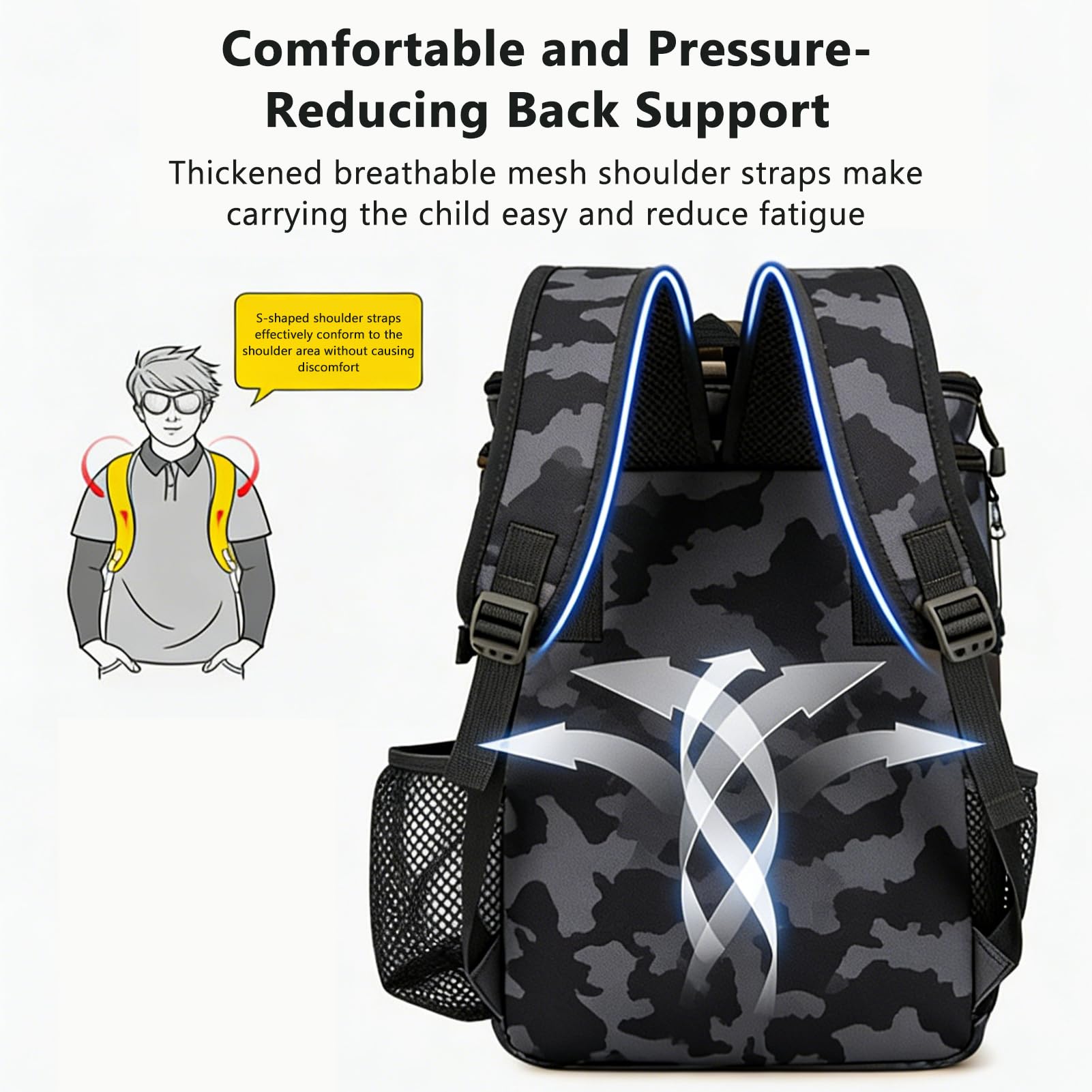 Zaino refrigerante, zaino per il pranzo da uomo, grande capacità da 36-55 l, per campeggio, escursionismo, viaggi, borsa termica a tenuta stagna con isolamento da 10 mm