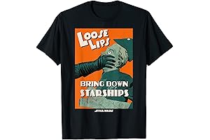 Star Wars Darth Vader Lips Sealed Propaganda Official Graphic T-Shirt