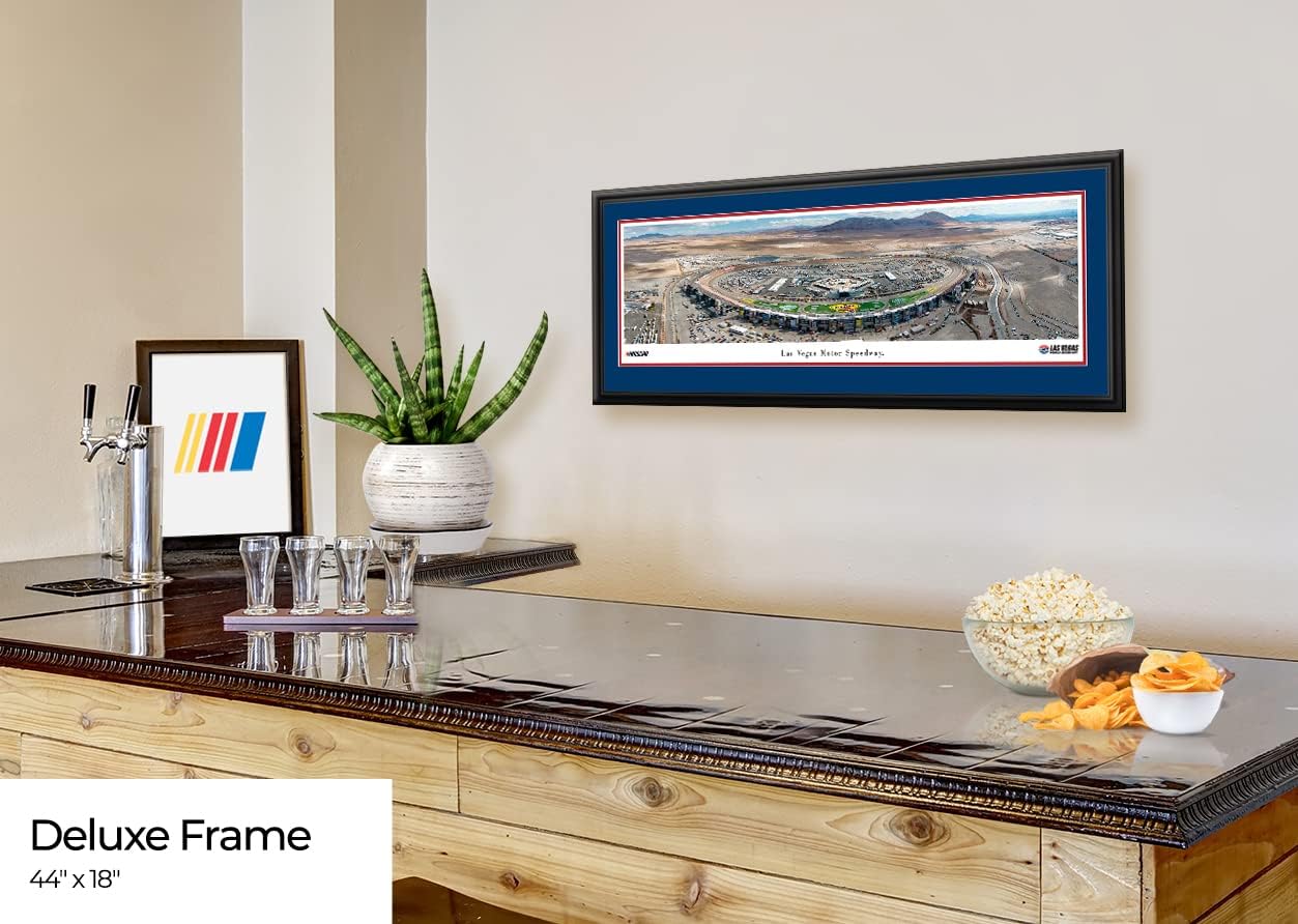 Las Vegas Motor Speedway - 44x18-inch Double Mat, Deluxe Framed Picture by Blakeway Panoramas