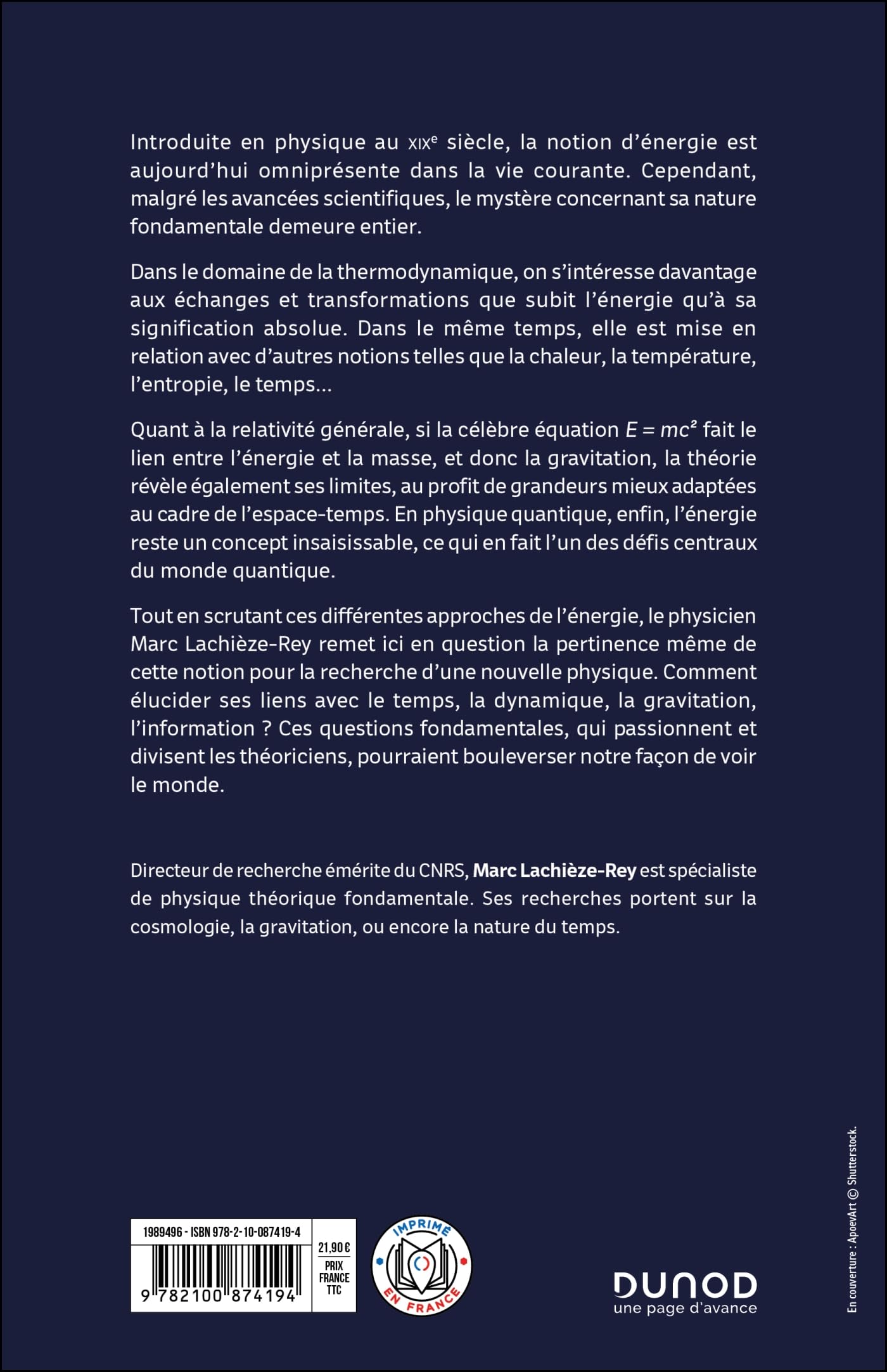 Insaisissable énergie