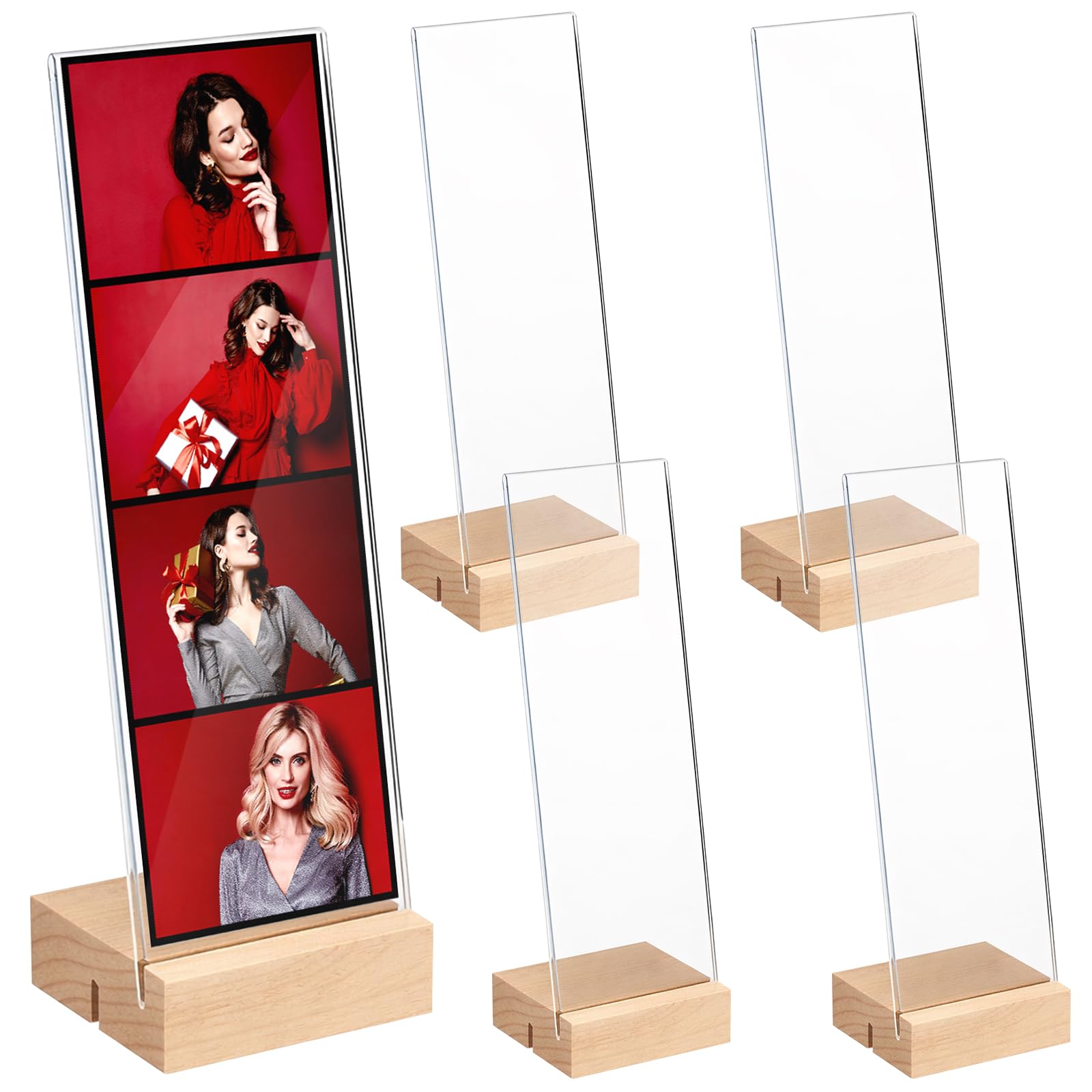 Photo 1 of Lineshading 4pc Acrylic Photo Strip Frames