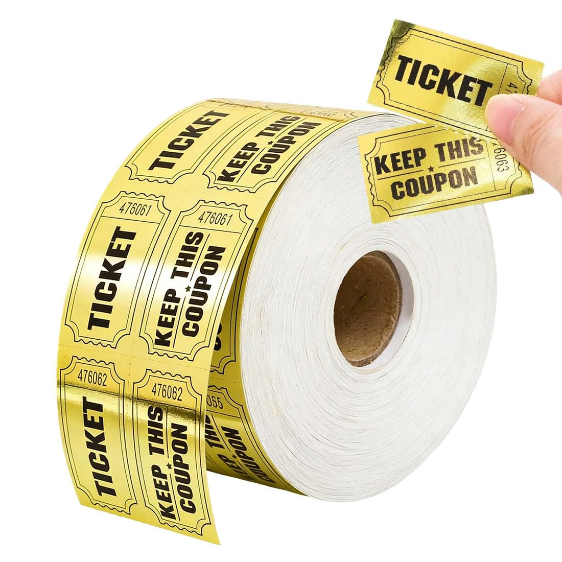 Tickets à Souche | Carnet de Billets de Tombola pour tirage au sort
