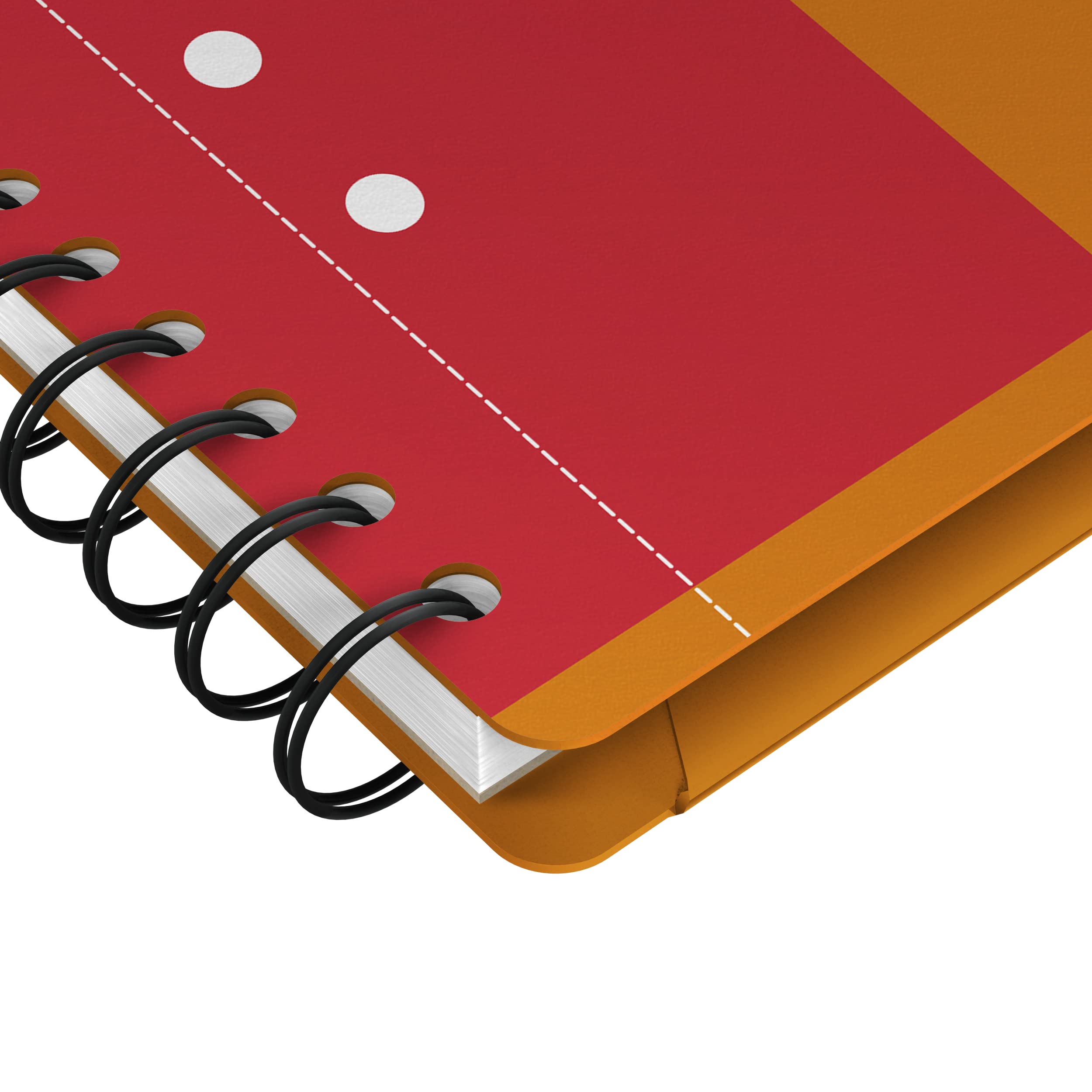 Oxford International - Agenda espiral, rayado con borde doble, 160 páginas, formato A5, paquete de 5