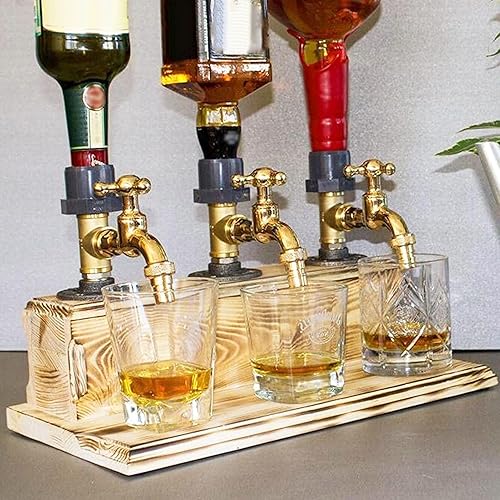 Miniatura 3 de Dispensador de whisky, dispensador de bebidas, dispensador de vino, dispensador de miel, dispensadores de bebidas de madera para fiestas, cabezal