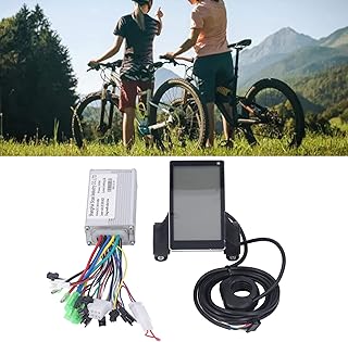 Tefola Motor Brushless Controller, 36V 48V 350W Electric Bike Brushless Motor Controller M5 LCD Display Kit Electric Bicycle Modification Accessories Set