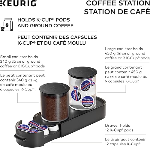 Miniatura 7 de Keurig K155 Office Pro - Cafetera comercial en cápsulas K-Cup de taza individual, unidad de almacenamiento de café molido y cápsulas K-Cup