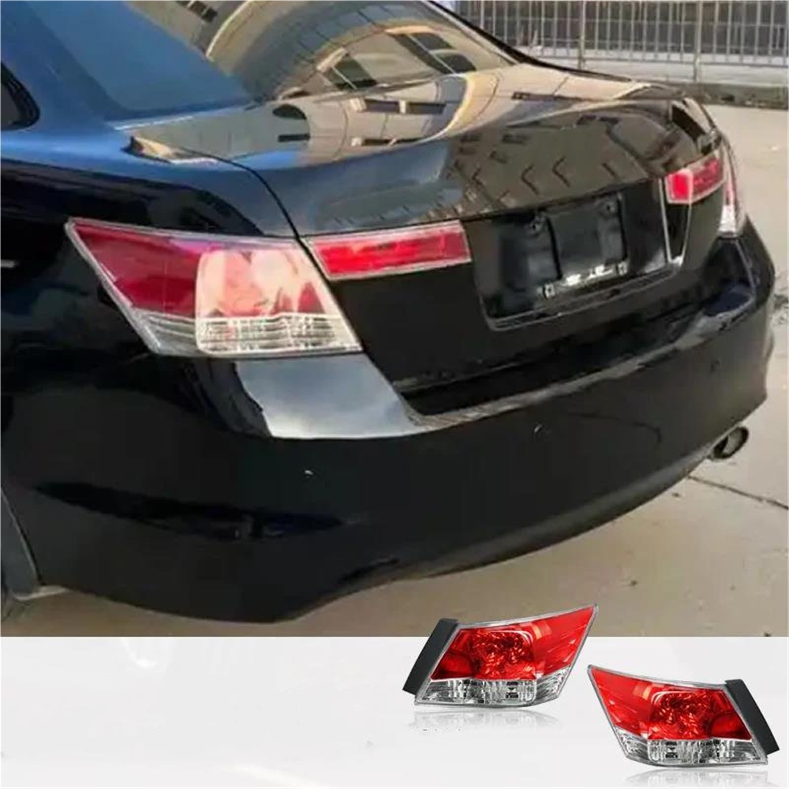 Genérico Luces Traseras Para Automóvil Para Accord 2008-2012 (Ref. 33550-TA0-A01) Luz Trasera Combinada (freno Y Posición) Con Bombilla Incluida Conjunto Faro Trasero(BIEN)