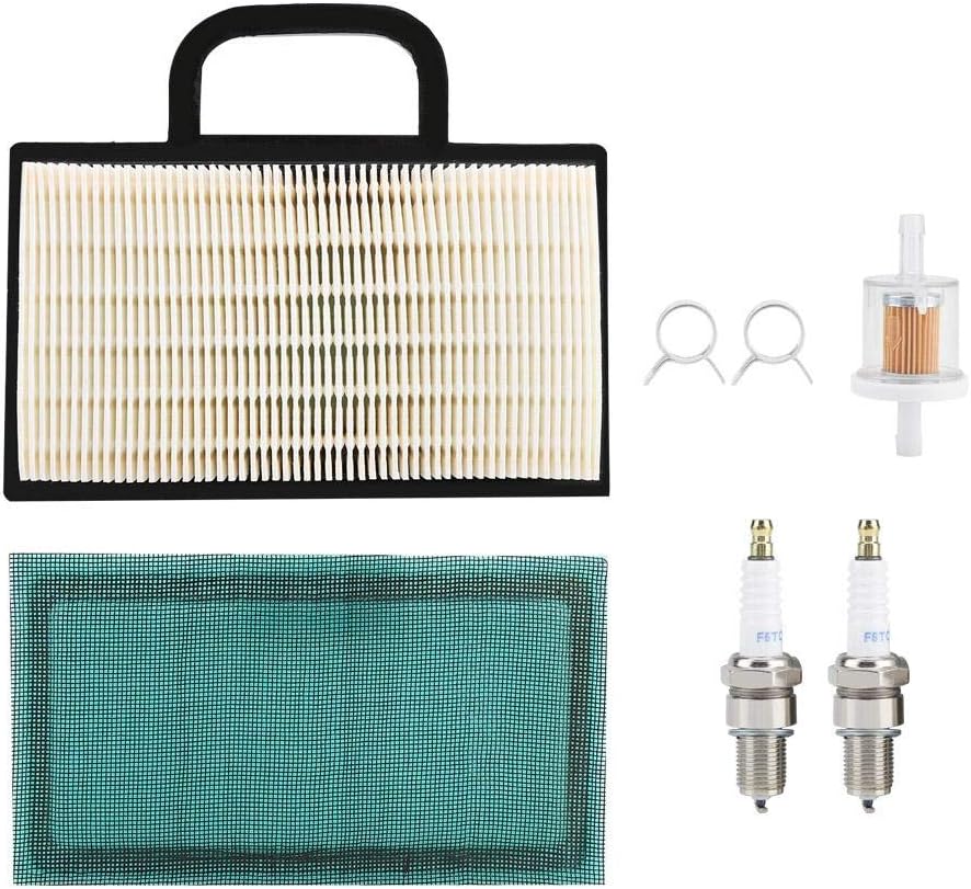 Lawn Tractor Air Filter Kit Pre Filter for 499486S 273638 5063B 18hp 22hp Fuel Filter Tune up Kit for John Deere D140 Z425