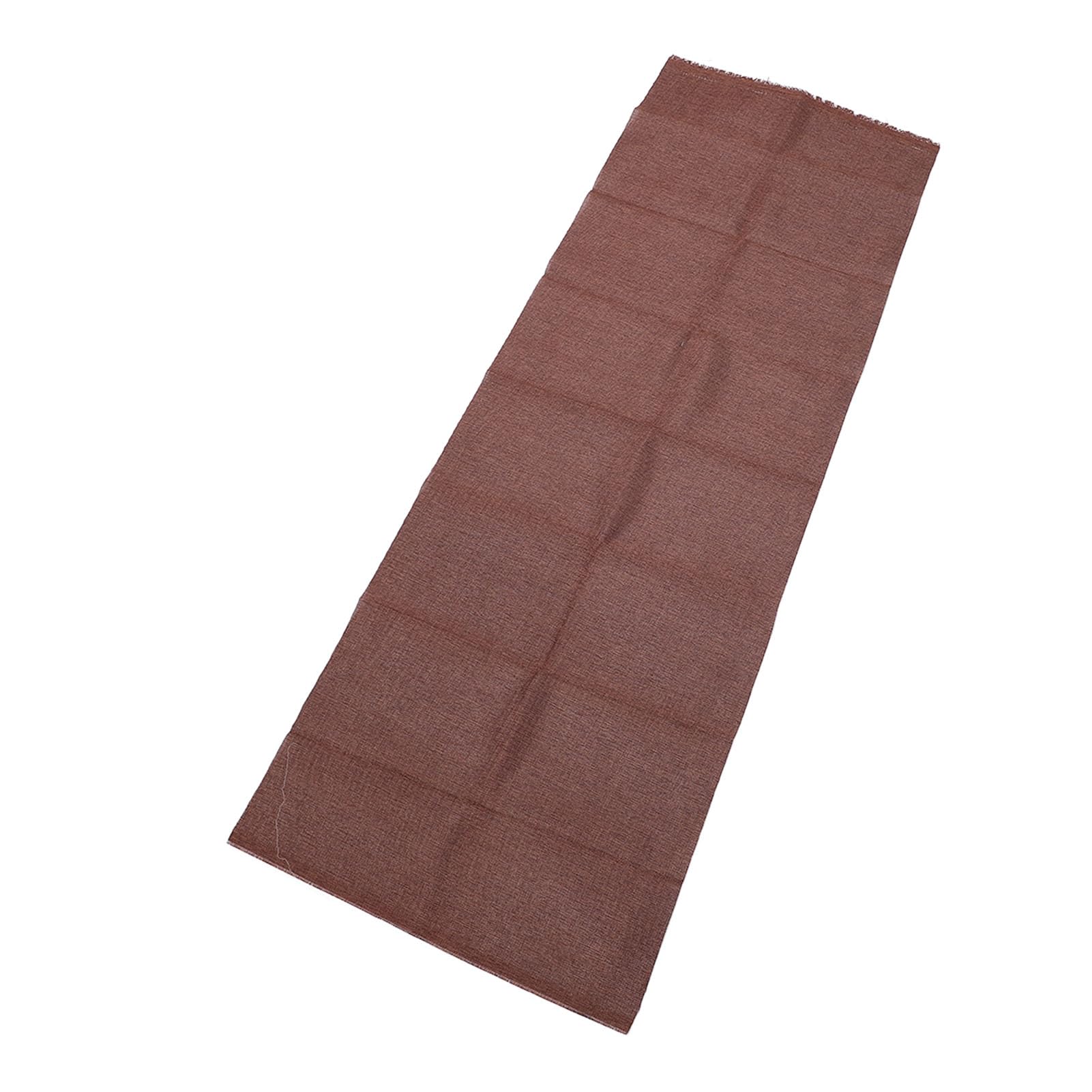 Speaker Grill Cloth, Polyester Mesh Fabric for Home Stage Audio Speakers, KTV Boxes Repair, Speaker Grill Fabric with Excellent Elasticity, Double Layer Wear (Coffee)