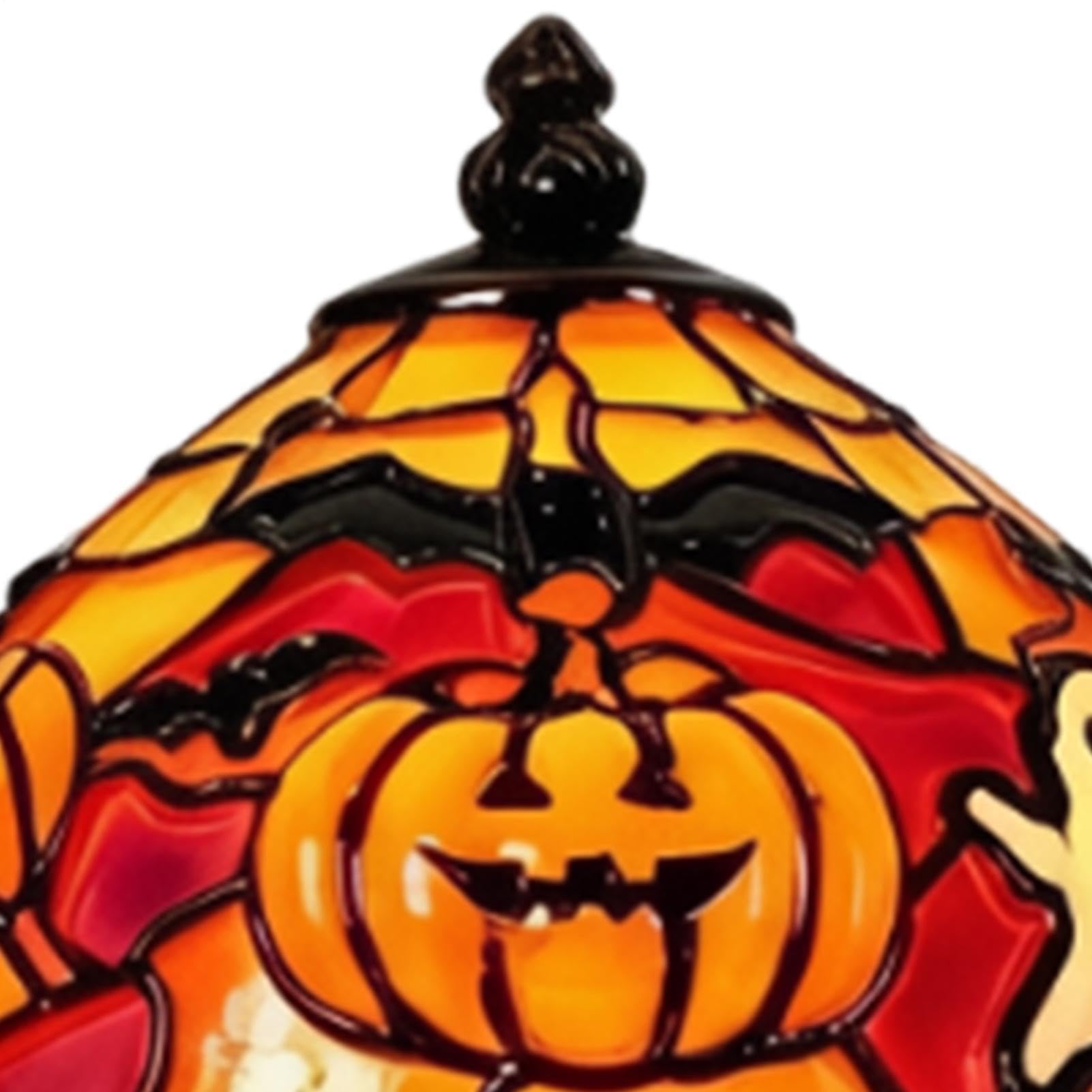 Lampada da tavolo di Halloween, resina USB per la decorazione | Decorazione da scrivania di Halloween per tavolo, casa, soggiorno, camera da letto, aula, scuola, ufficio, auto