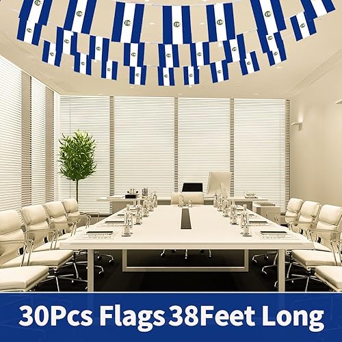 Miniatura 82 de Bandera de Argentina pequeña mini bandera argentina decoración para desfiles, fiestas, aulas, jardines y festivales (Argentina)