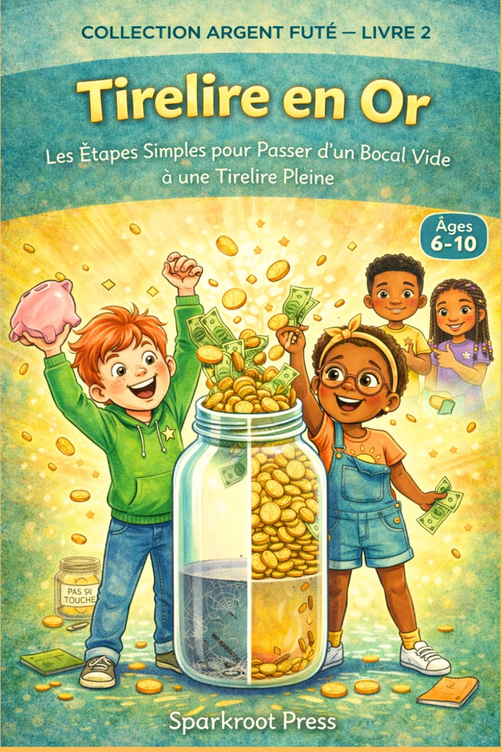 Tirelire en Or: Les Étapes Simples pour Passer d'un Bocal Vide à une Tirelire Pleine (COLLECTION ARGENT FUTÉ — LIVRE 1)