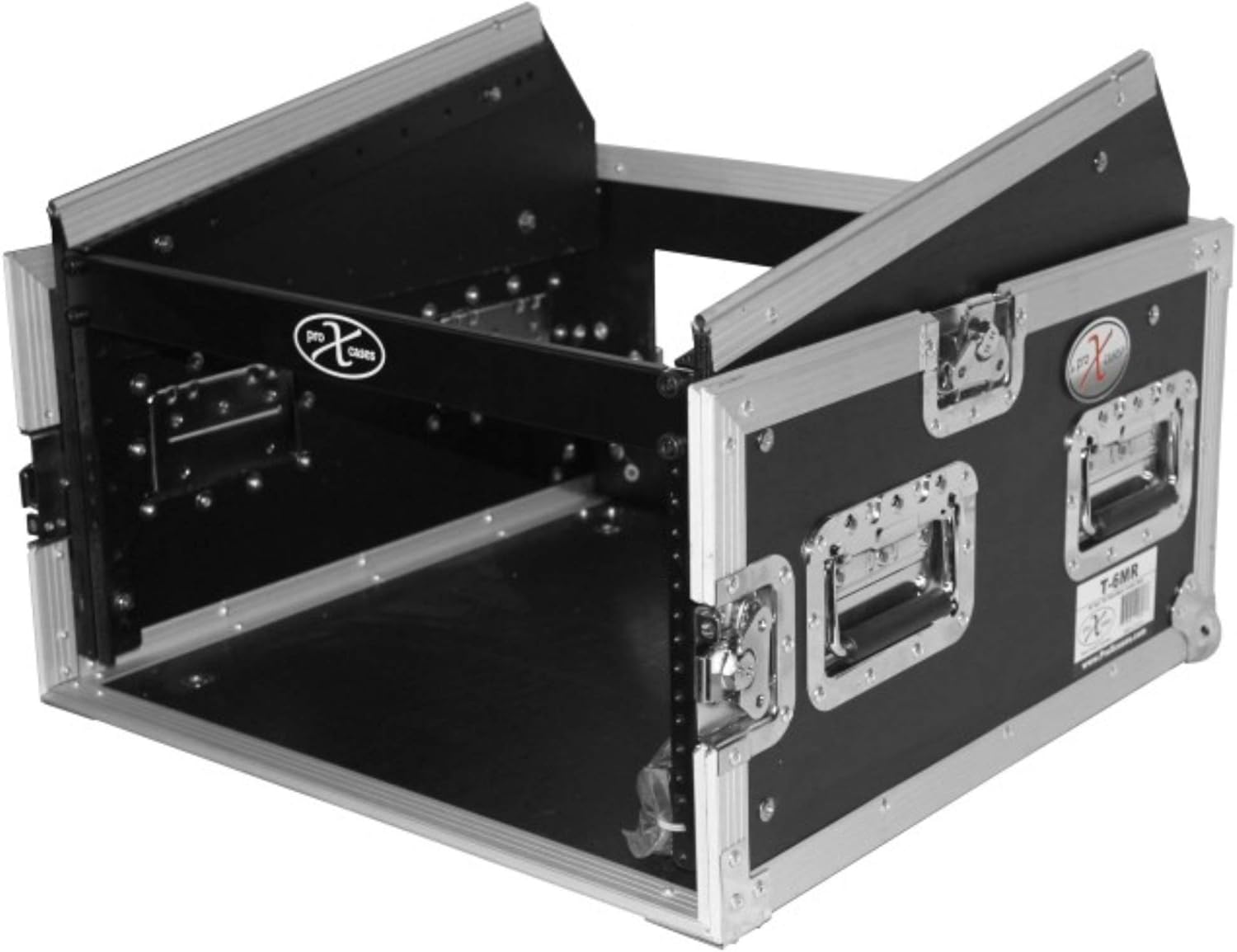 Prox Racing Parts 6 U Space Vertical 10 U Slant Top Load PRO DJ Mixer Rack Flight Road Ready Case T-6MR