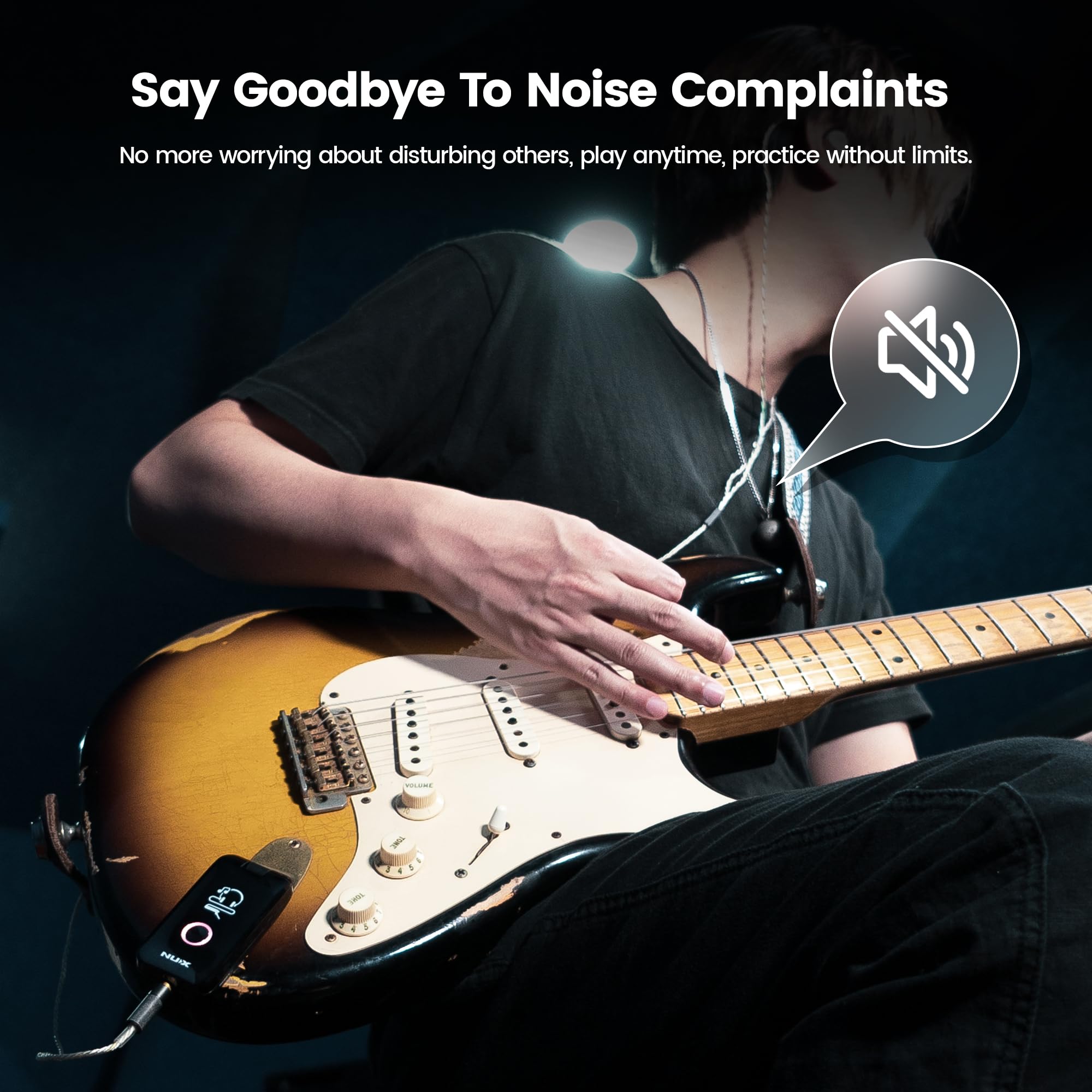 Nux NUX-MP2 MP2 Mighty Plug - Wireless amp and effect simulation w/headphone amp