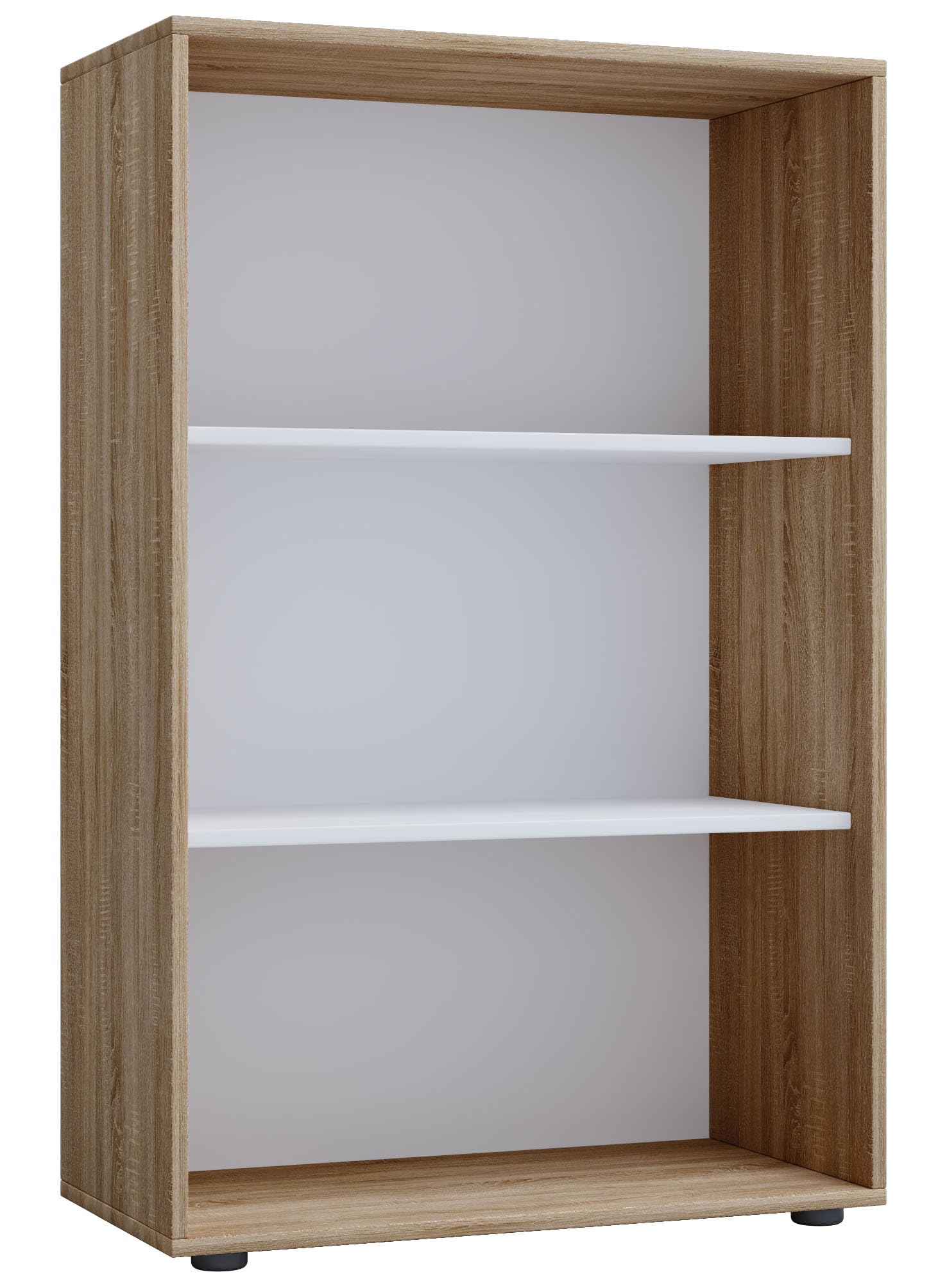 VCM Büroregal 70x37x111 cm 3 Fächer Standregal Bücherregal Aktenregal