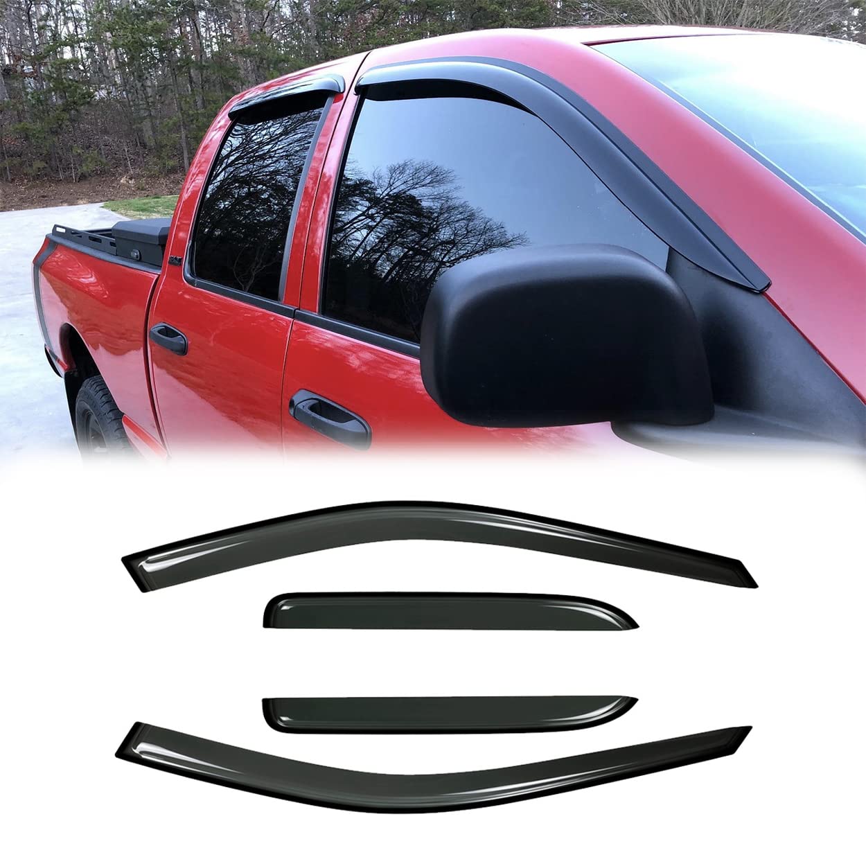 Kucaruce 94623 Original Side Window Wind Deflector