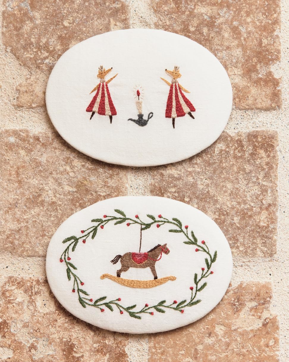 Petits animaux en broderie traditionnelle