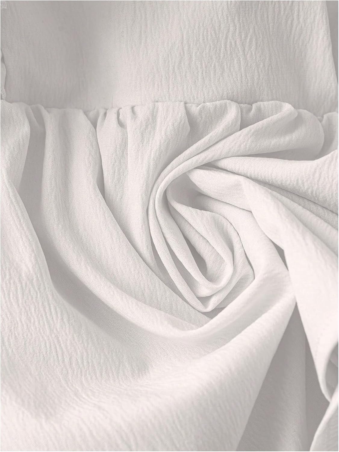 SHENHE Women's Ruffle Sleeve Cinched Waist Tops Summer V Neck Elegant Blouse Dressy Crop Tank Top. Size small