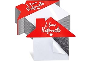 50 Pcs House Shaped Real Estate Marketing Business Card Magnets: The Haven for Realtor Success