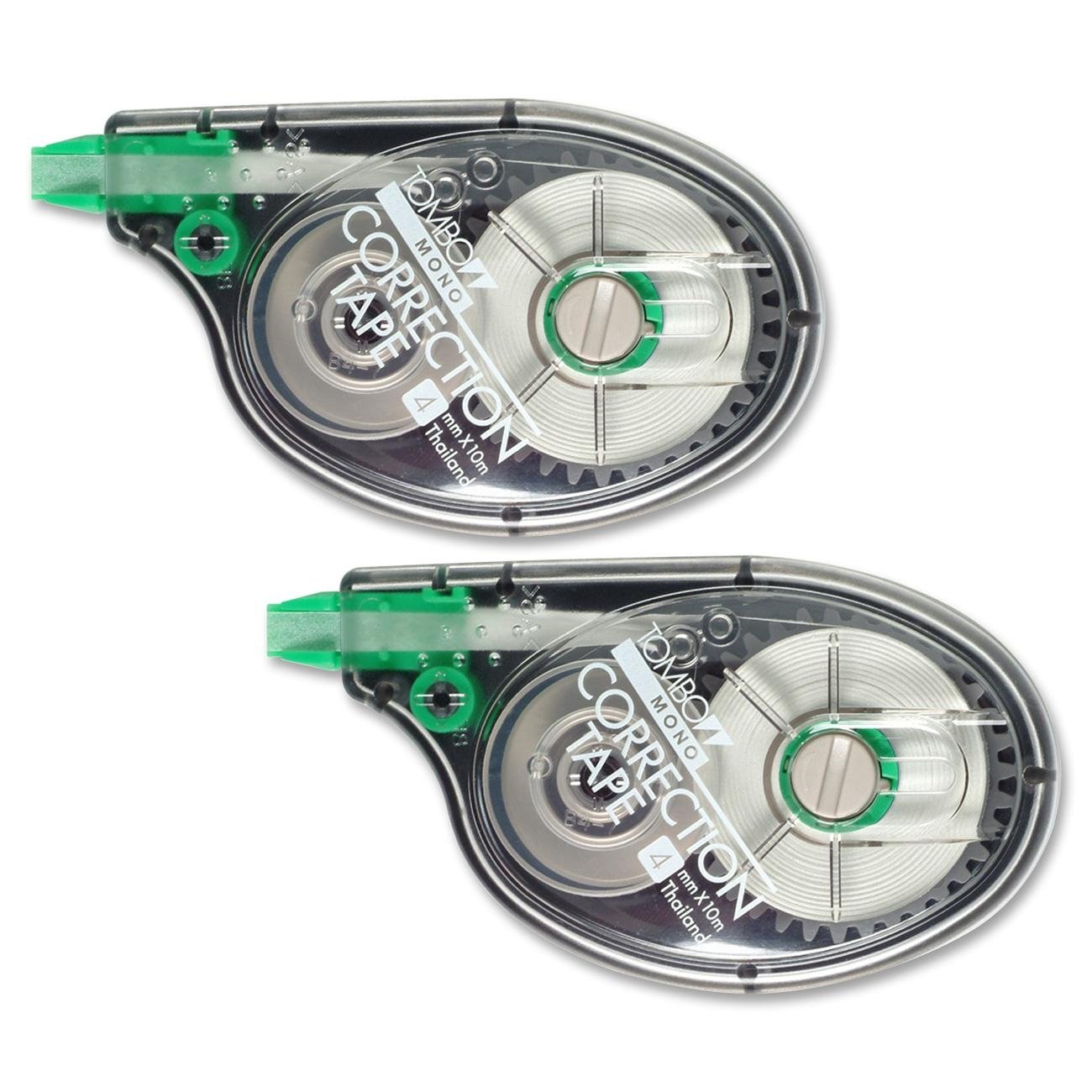 TOMBOW Mono Correction Tape, Non-Refillable, 1/6" x 394", White Tape, Two per Pack (Case of 12)