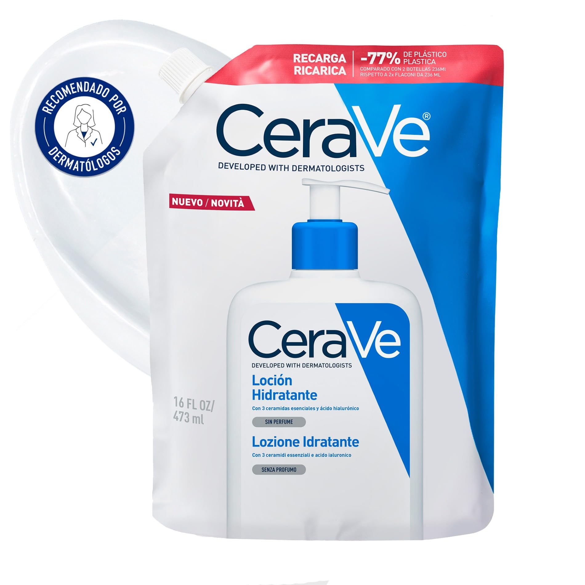 CeraVe Loción Hidratante: Piel Suave y Protegida 473 ml