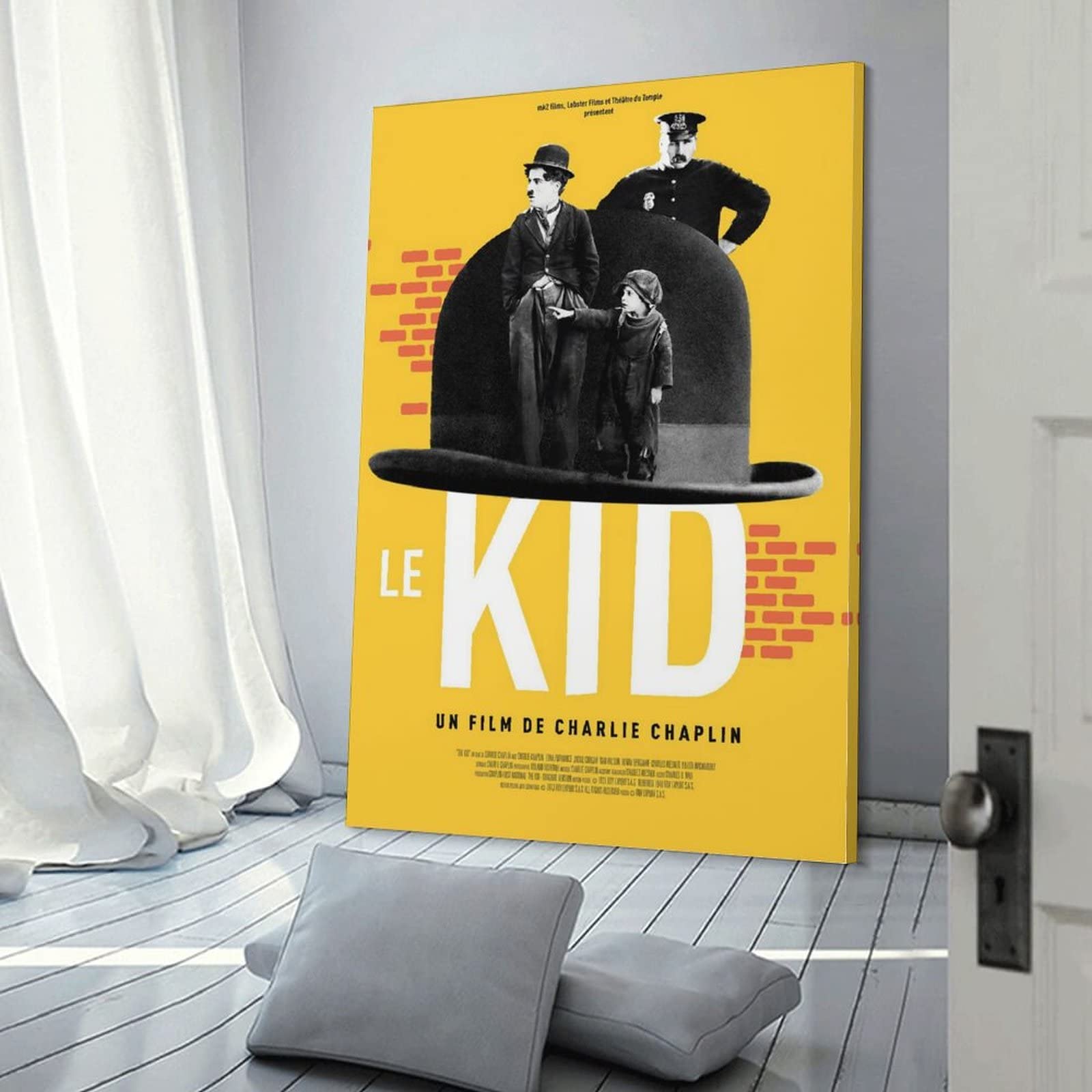 The Kid - Poster con stampa artistica da parete, stile classico vintage e commedia, poster moderni per camera da letto, 60 x 90 cm