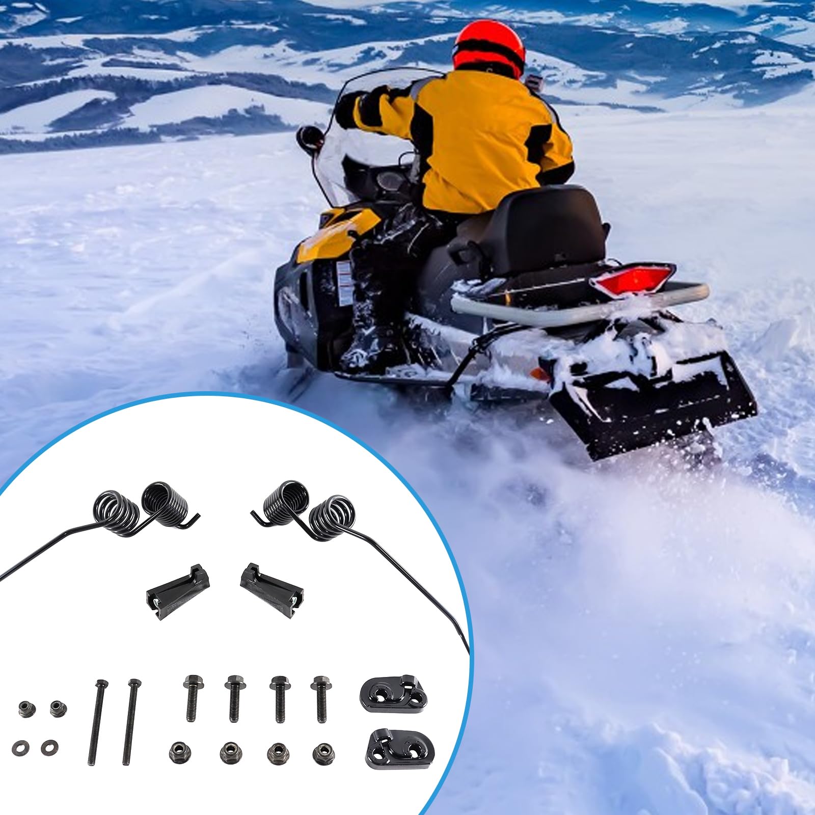 Gratte-glace à Ressort Pour Ski-Doo REV G4, XM, XP - Compatible OE 860201728, 860201140, 860201761