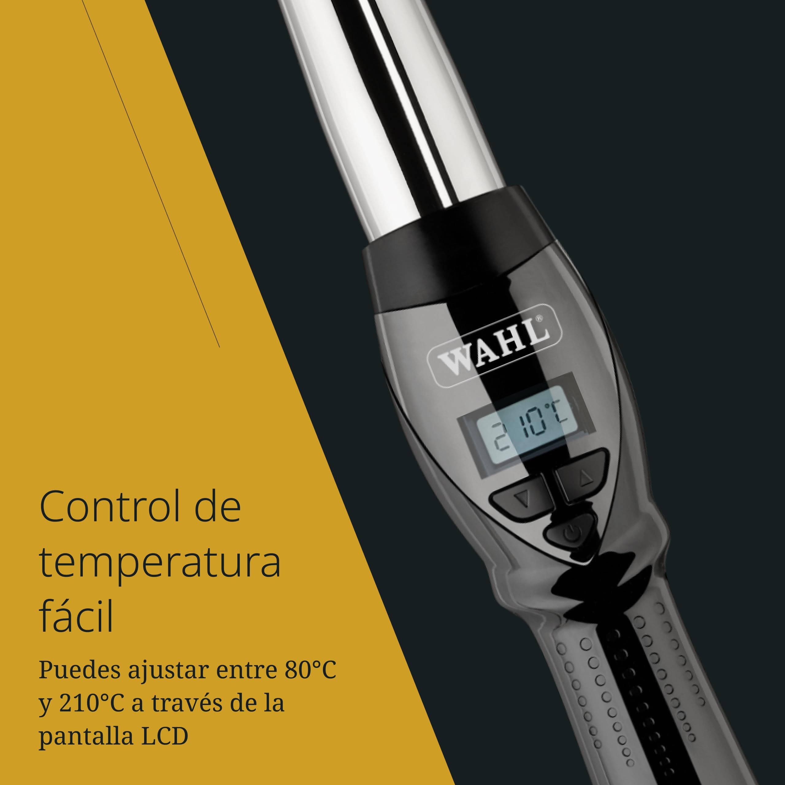 Wahl Curlpro 2 - Tenacilla Cónica con Revestimiento de Titanio - Herramienta para Rizar el Pelo