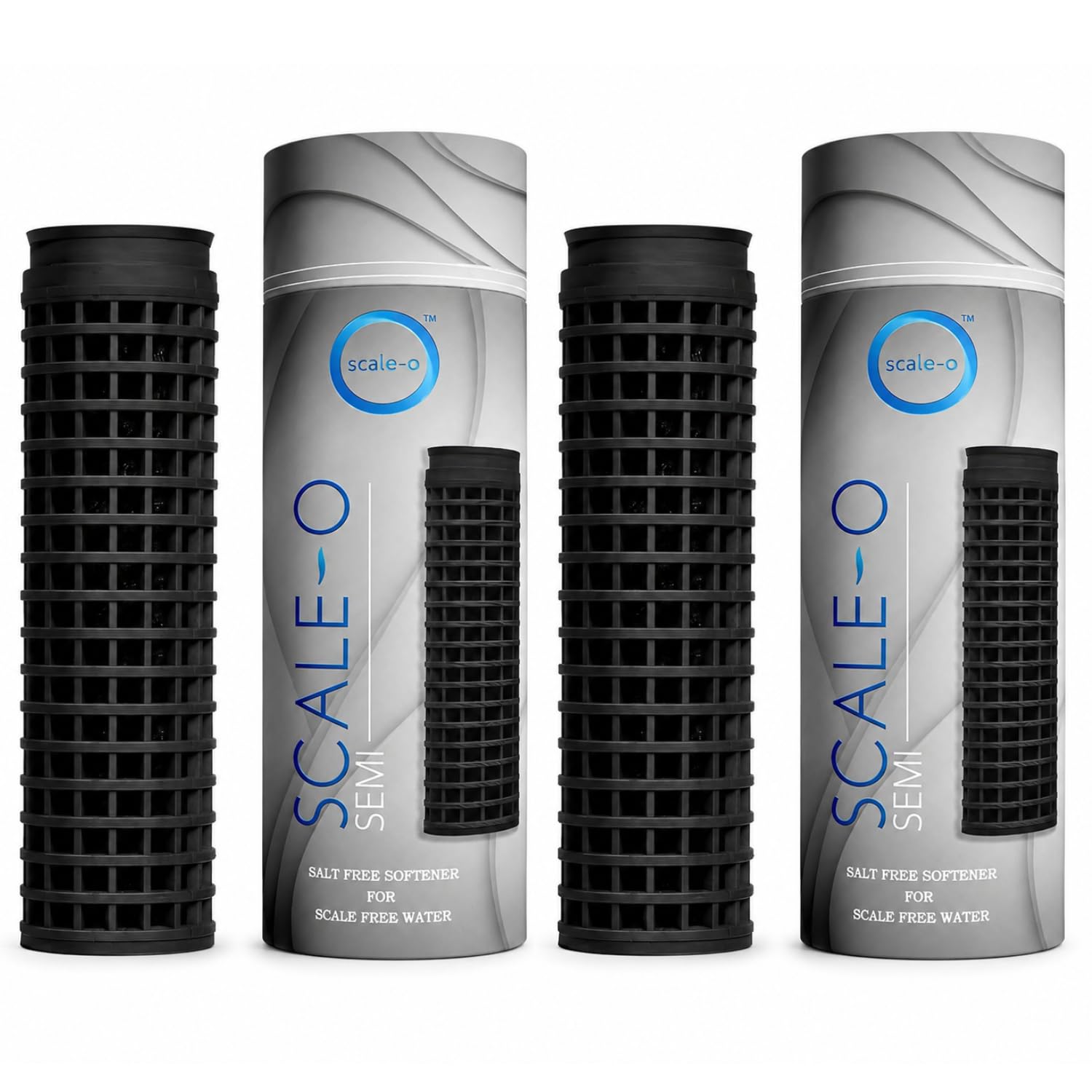 Scale-O Semi Combo Hard Water Softener (Pack of 2) | 1 Year Life | For 1000-1500L Water Tanks | For Whole House with 4-6 People | Reduces Hairfall, Dry Skin & White Stains-image-45