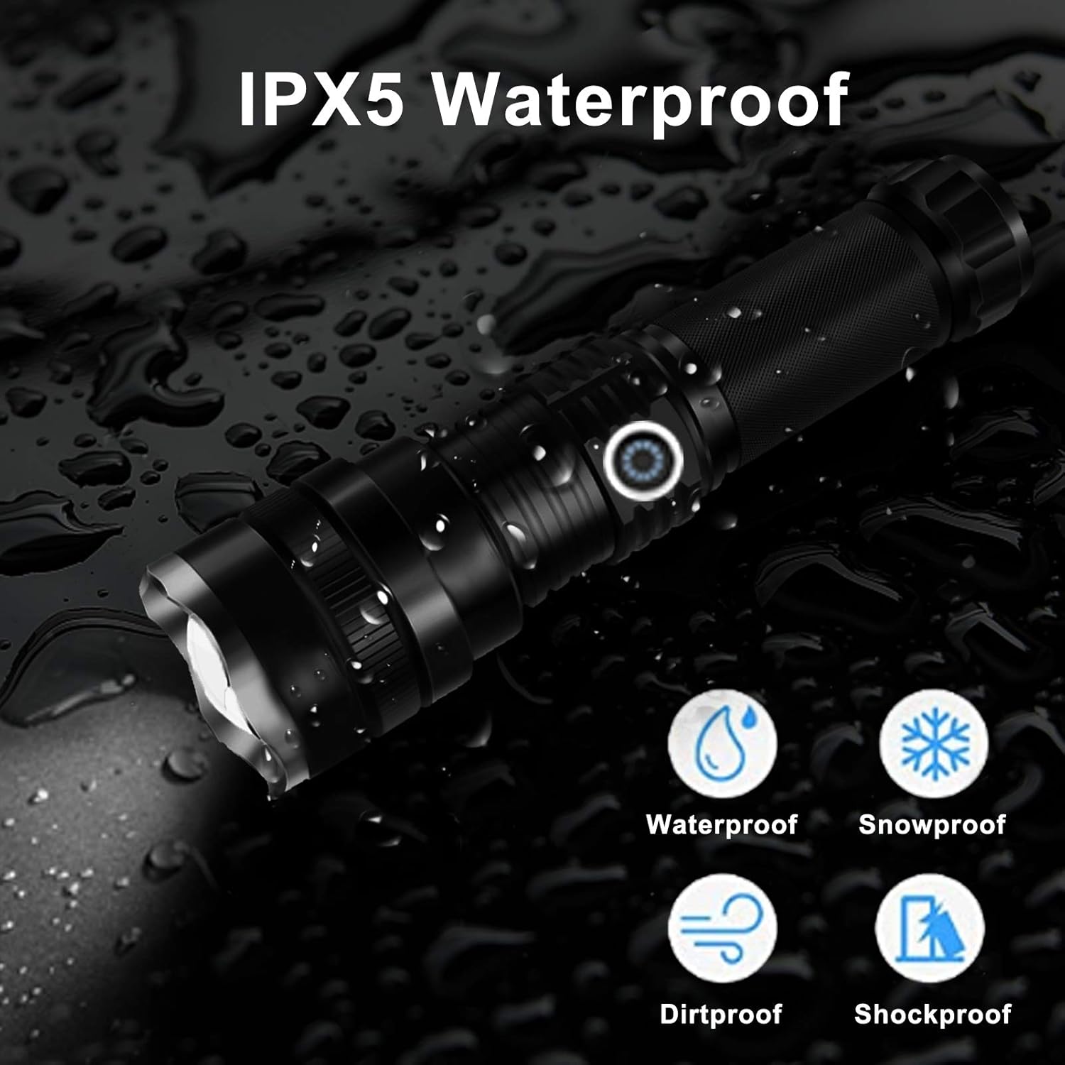 BERCOL Rechargeable Flashlights Waterproof Flashlight Image