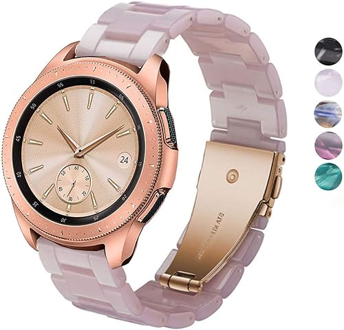 SPINYE Correa compatible con Galaxy 4 WatchGalaxy Watch de 1.654in  ActiveActive 2, 0.787in Correa de repuesto de resina colorida para Samsung Gear