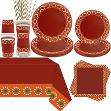 KEFAN De Barro Mexicanos Party Decoration, Cielito Lindo Party Decoration Supplies including Plates, Cups, Napkins, Tablecloth 20