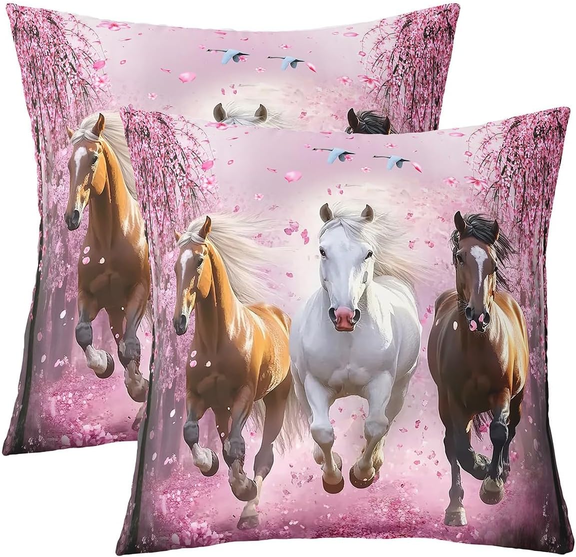 Sun Moon Throw Pillow Covers 22"x22" Set of 2 Soft Boho Exotic Pillow Cases Cushion Covers For Living Room Bedroom Solar System Galaxy Astrology Space Decorative Throw Pillowcases for Sofa Couch Chair