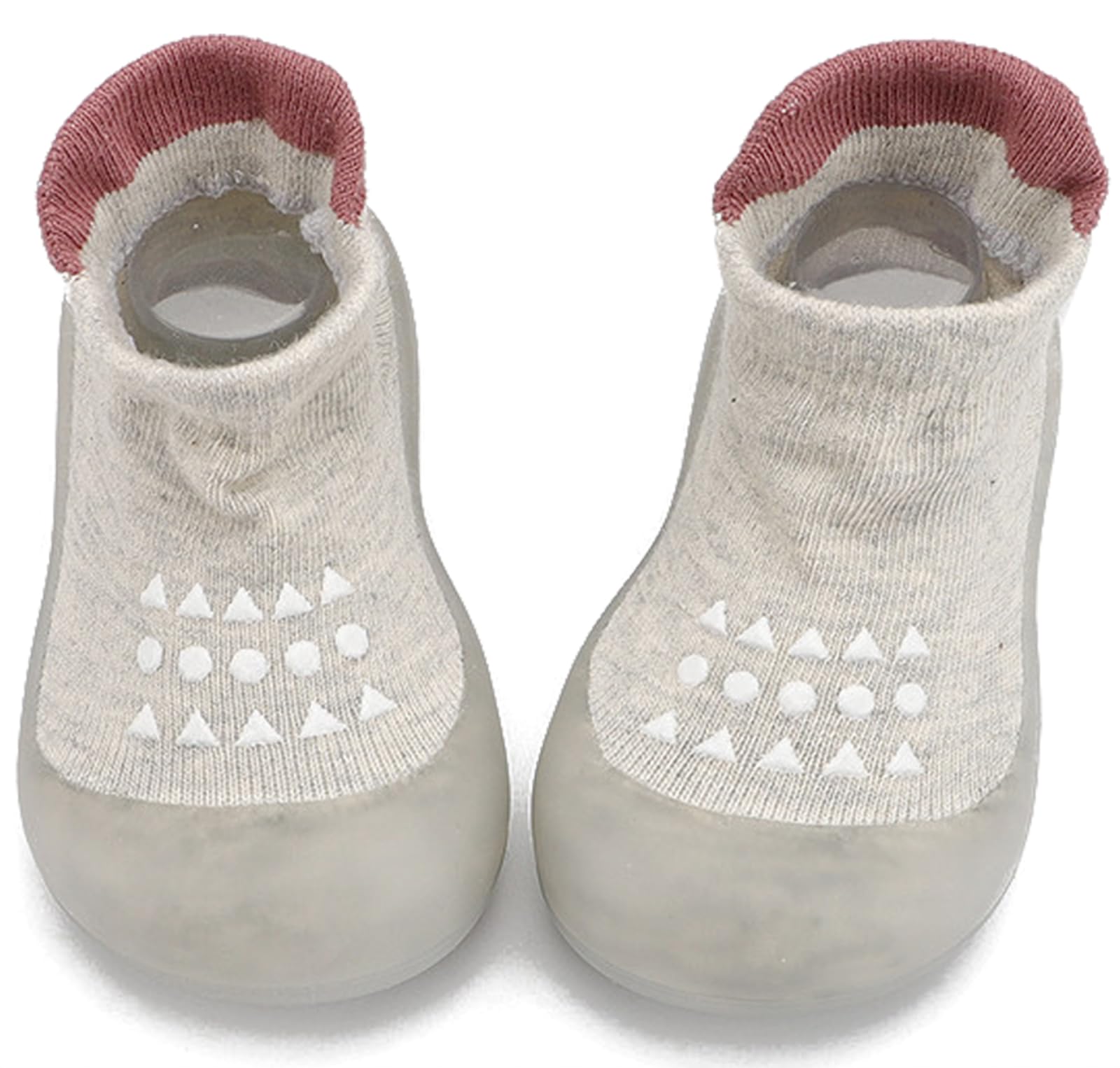 Aggroot Sockenschuhe Baby rutschfeste Lauflerner Schuhe Kleinkind Weicher Stricken Hausschuhe Kinderschuhe Babybodenschuhe für Mädchen Jungen