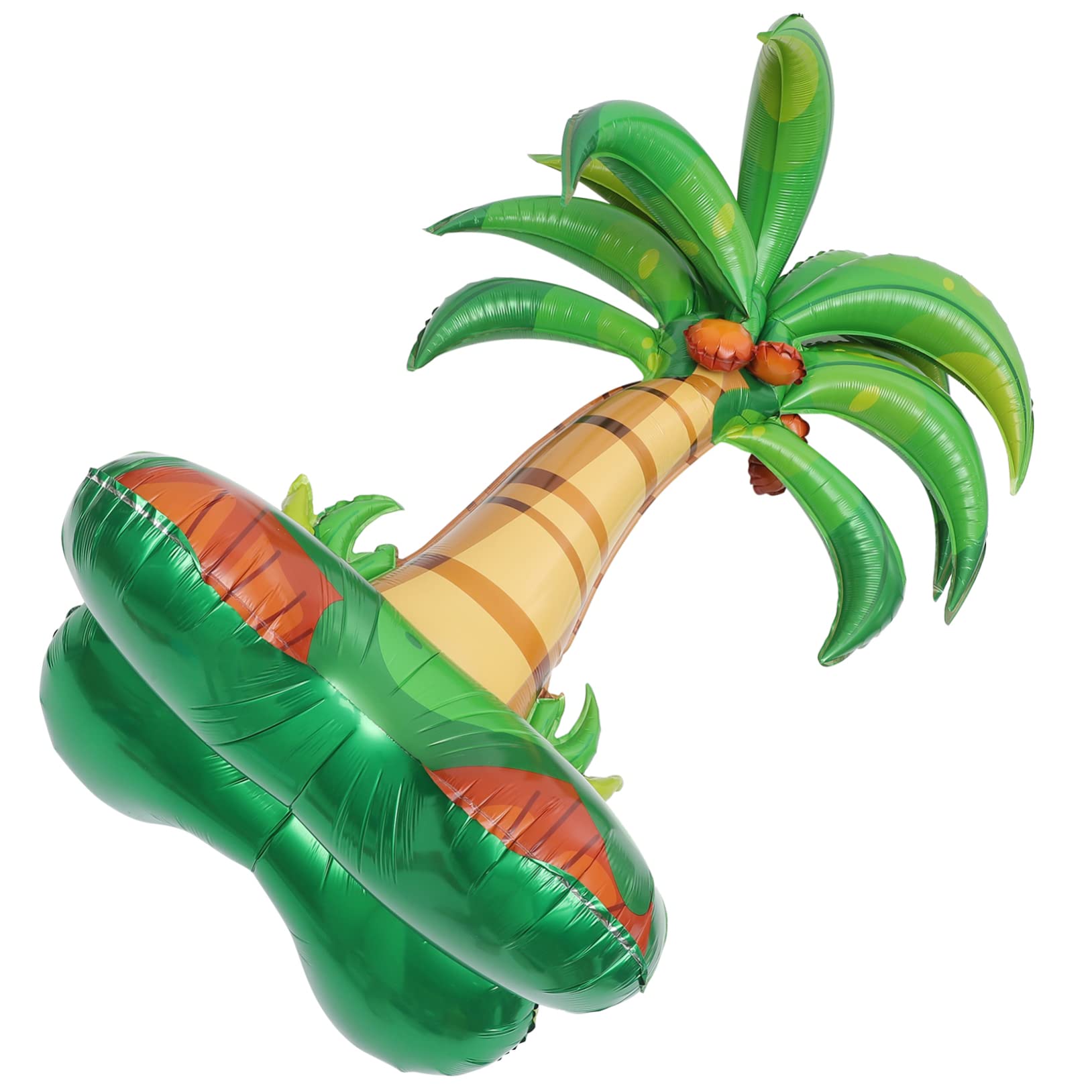 BESTonZON 5 Gonfiabile Forma Palma Cocco Decorazione per Hawaii Foil Atmosfera per Compleanni e Celebrazioni