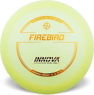 Innova Proto Glow Champion Firebird – Glow in The Dark Disc Golf Driver