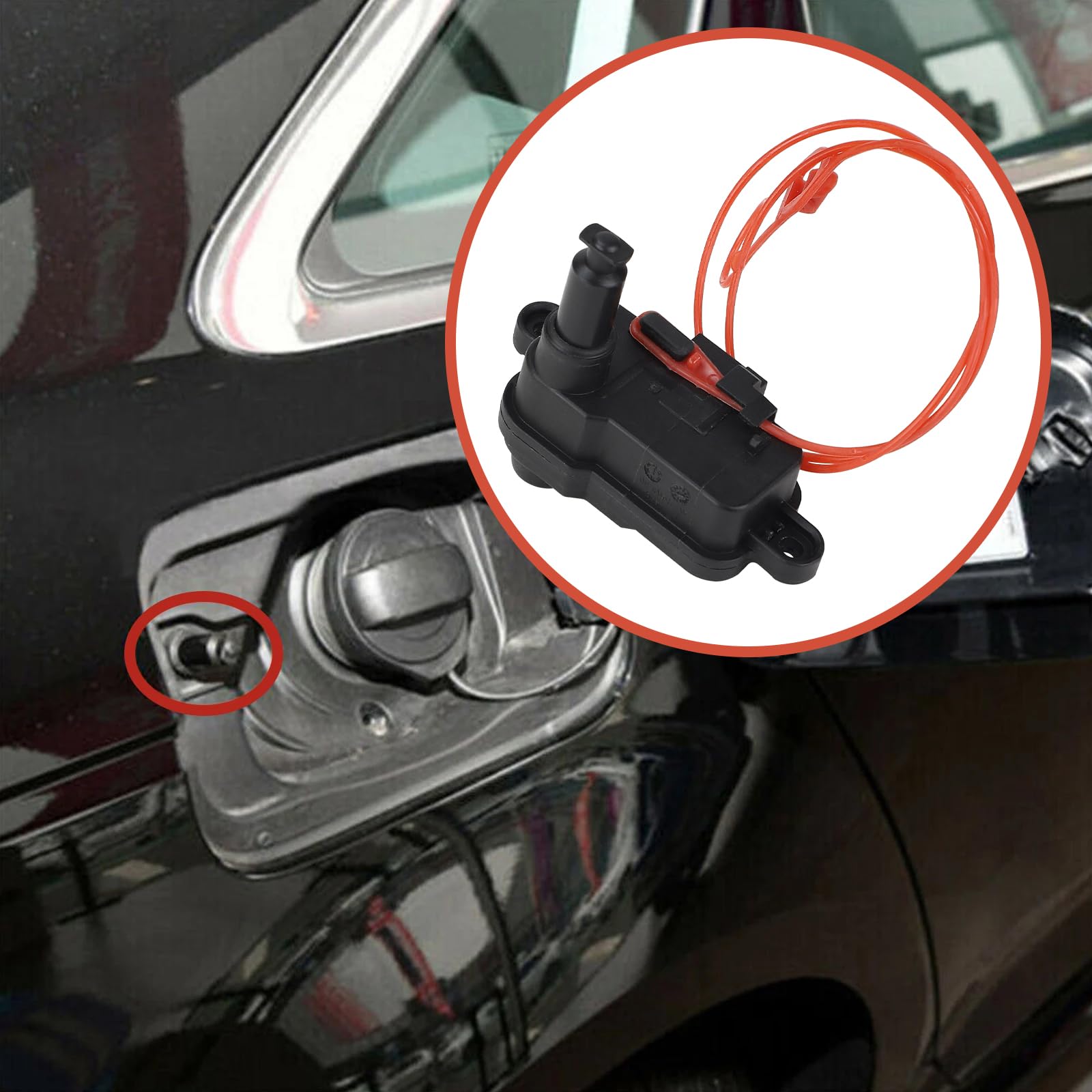 CPROSP Audi Attuatore Dello Sportello Blocco Carburante, Motore dell'Attuatore Della Serratura per 4L0862153D Adatto per A1, A3, A6, C7, Q3, Q7
