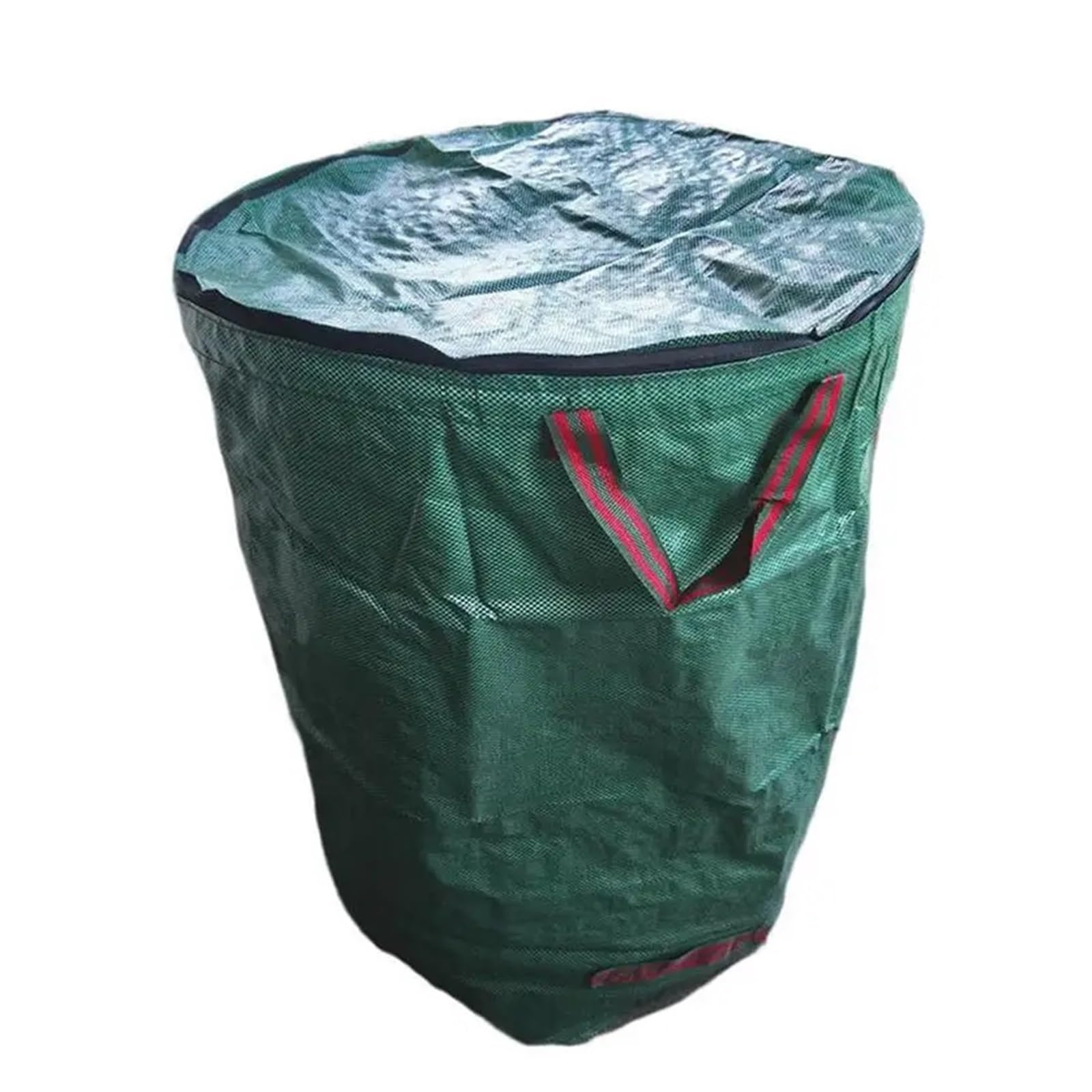 5 pz 272/300L Riutilizzabili Sacchetti for Rifiuti Da Giardino Foglia Di Stoccaggio Contenitore Della Spazzatura Sacco for Immondizia Resistente Con Coperchio Per Foglie Rifiuti(300 L)