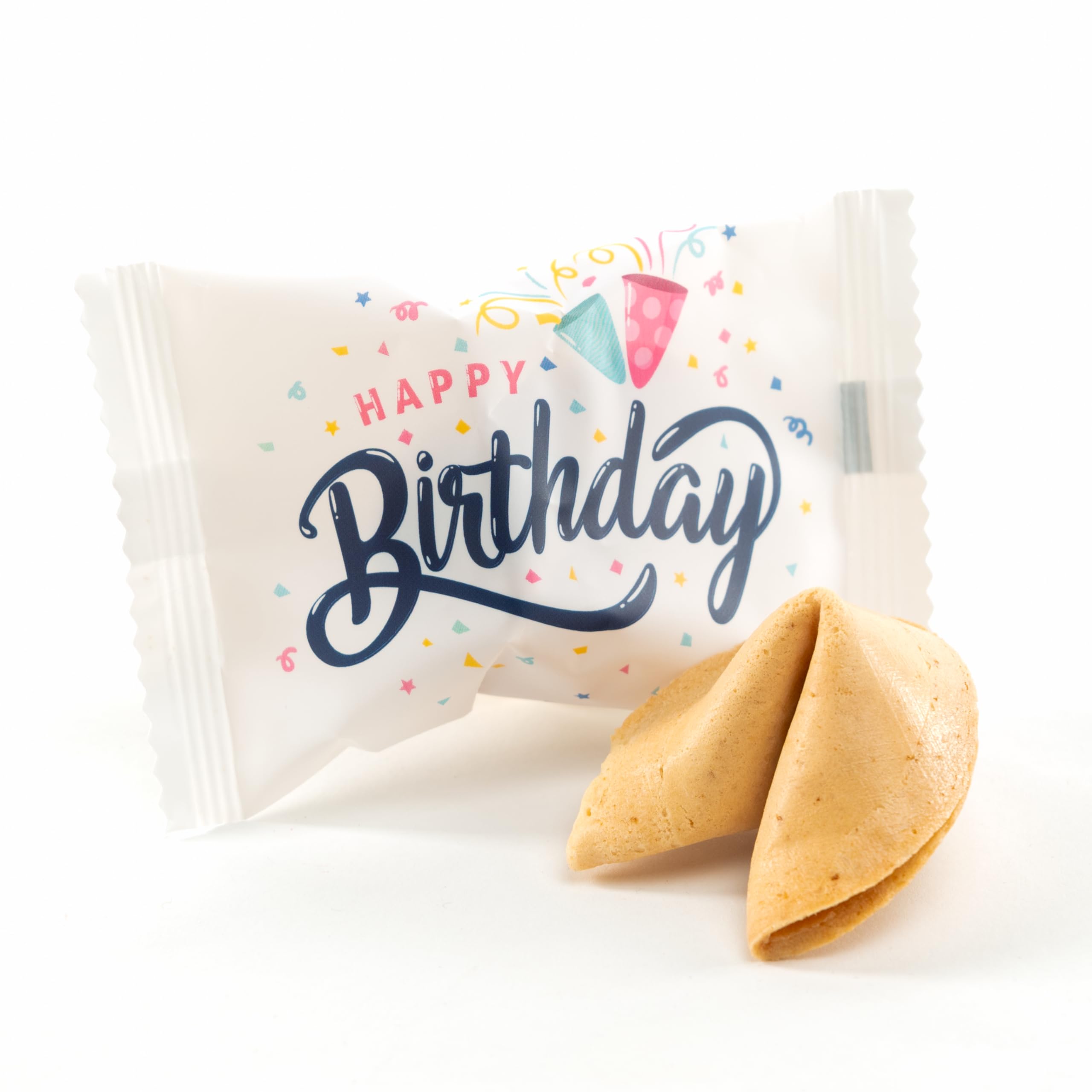 Lucky Treats - Geburtstags Glückskekse - 200 Stück - Happy Birthday - Mit liebevollen Botschaften - Perfekt für Geburtstagsfeiern & als liebevolles Gastgeschenk