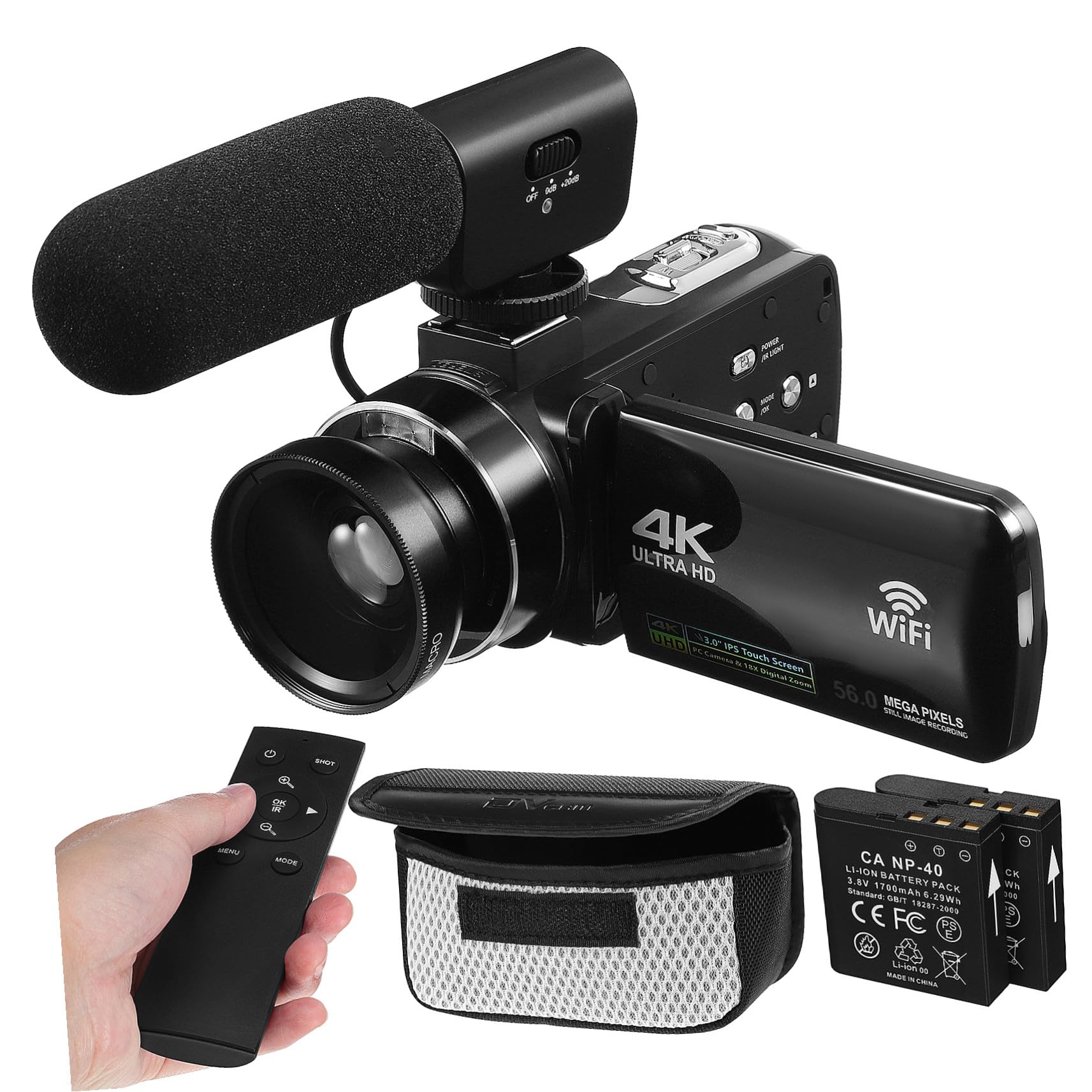 nolitoy touchscreen digital video camera for vlogging filming portable lightweight design with microphone high-definition recording for innovative video recording and outdoor use