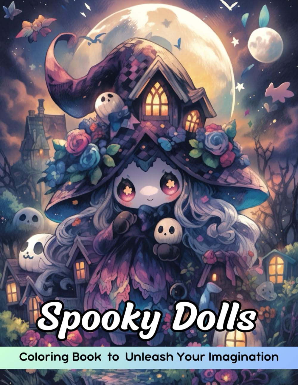 Spooky Dolls Coloring Book: Spooky Dolls Coloring Page, Eerie and Haunting Designs for Adults