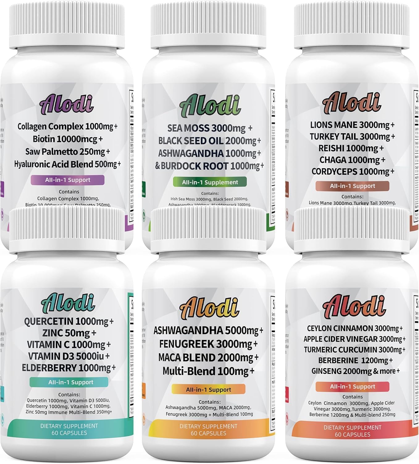 Super Collagen Blend - Biotin, Keratin, Saw Palmetto, Hyaluronic + Folic Acid, Pumpkin Seed MSM Bovine + Packed with Vitamin C & E -Advanced Peptides for Hair Skin & Nails for Men & Women - Lab Tested - Image 7