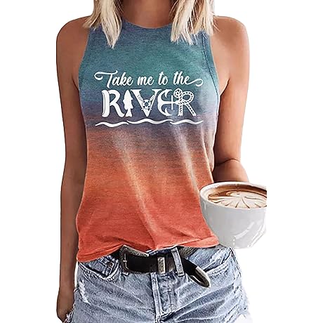 Flowing River of Confidence Tank Top