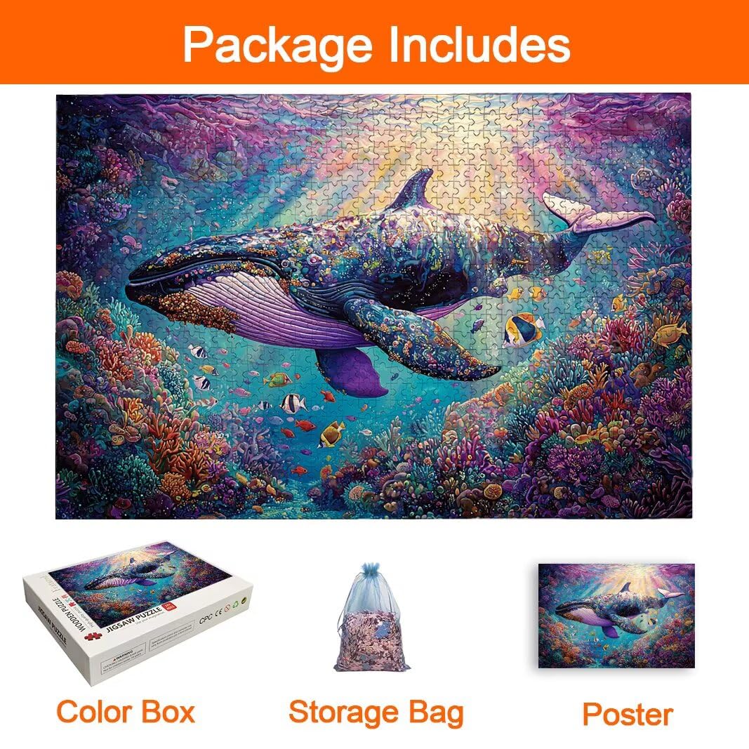 Puzzle Balena, Puzzle 2000 Pezzi Adulti per Decor, Regalo Donna/Uomo -8754