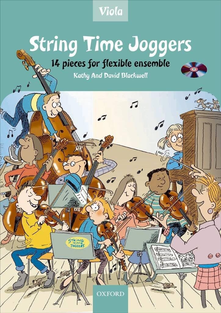 String Time Joggers Viola book + CD Flexible string ensemble Blackwell, Kathy