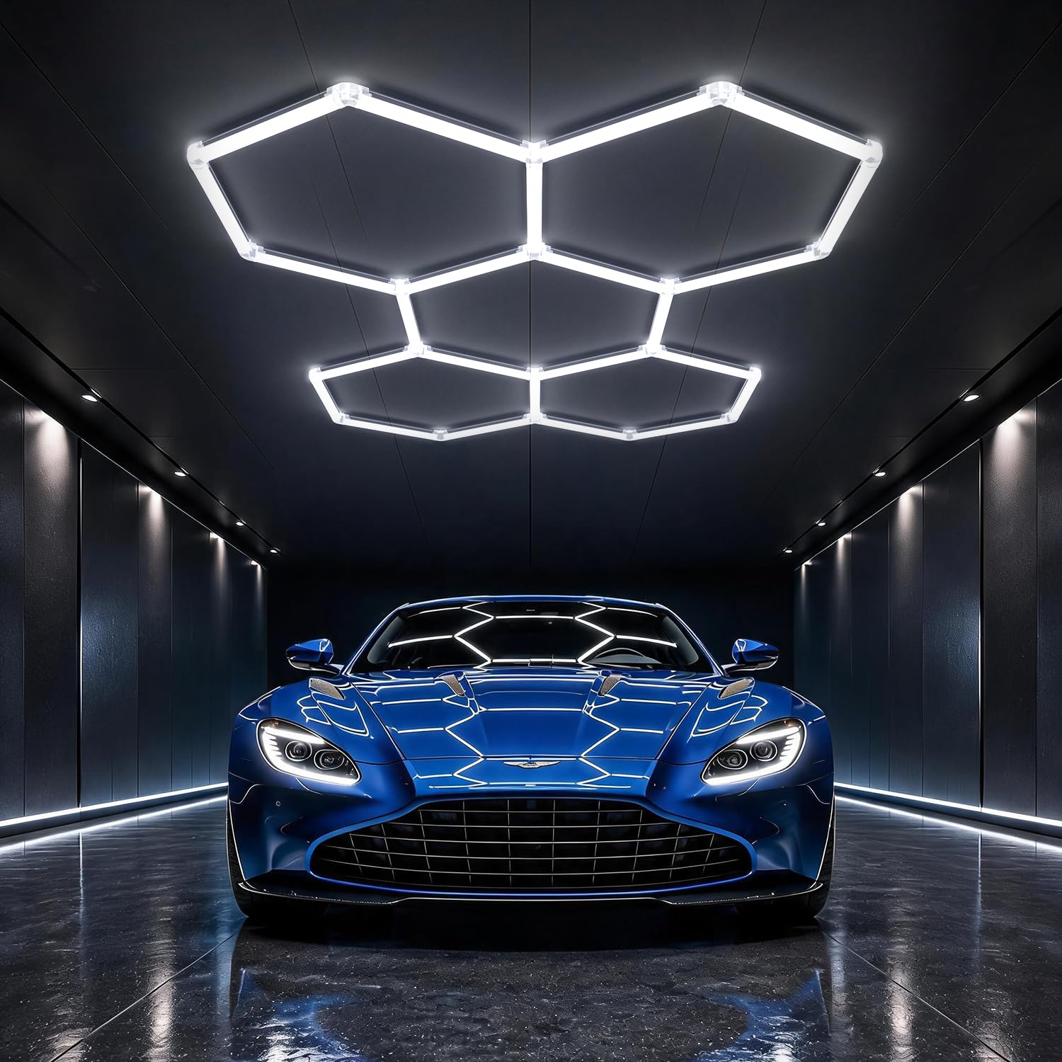 HYPERLITE Gen II Hexagon Garage Lights 5-Grid