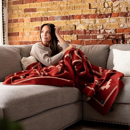 Vista 78 de Arcturus Rainier - Manta de lana – 4.5 libras cálida, pesada, lavable, grande Ideal para camping, al aire libre, supervivencia y kits de Cuatro